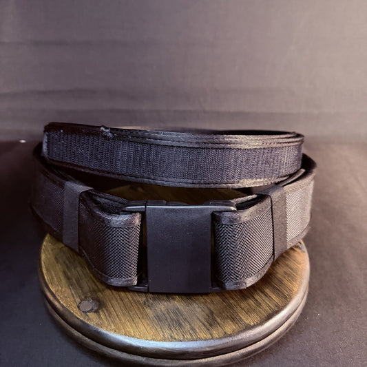 Gould & Goodrich Duty Belt w/Inner Belt Size Medium 34"-38" Black Nylon 2.25"