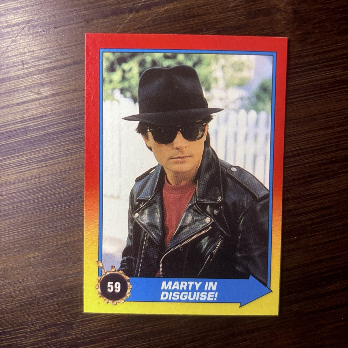 Back To The Future 2 1989 Topps #59 Marty In Disguise, High Grade See Photos