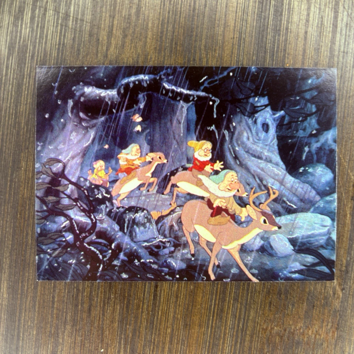 1994 SkyBox Disney Snow White Trading Card "Racing To Save Snow White" #52