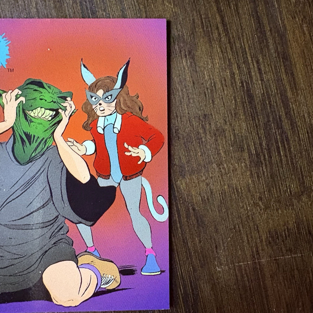 1996 Topps Goosebumps Lot Of (2) "The Mask" Trading Cards All High Grade