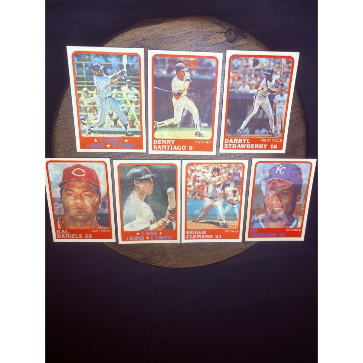 Vintage 1988 Hologram Sportflics (Lot of 7) Rare High Grade Card BO JACKSON