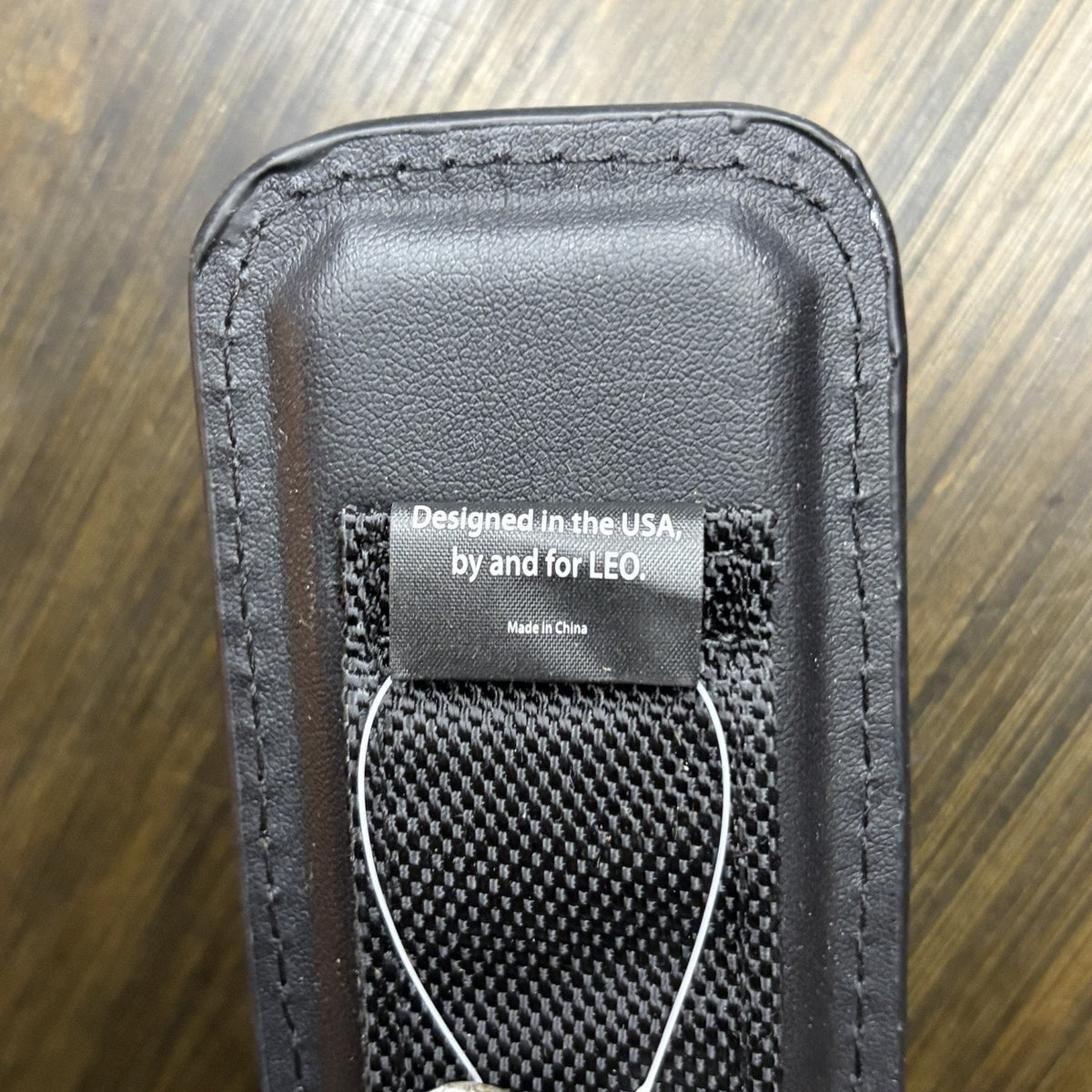 Magazine Pouch 9mm, .40, .357 Plain Black Leather Spring Loaded Rapid Deployment