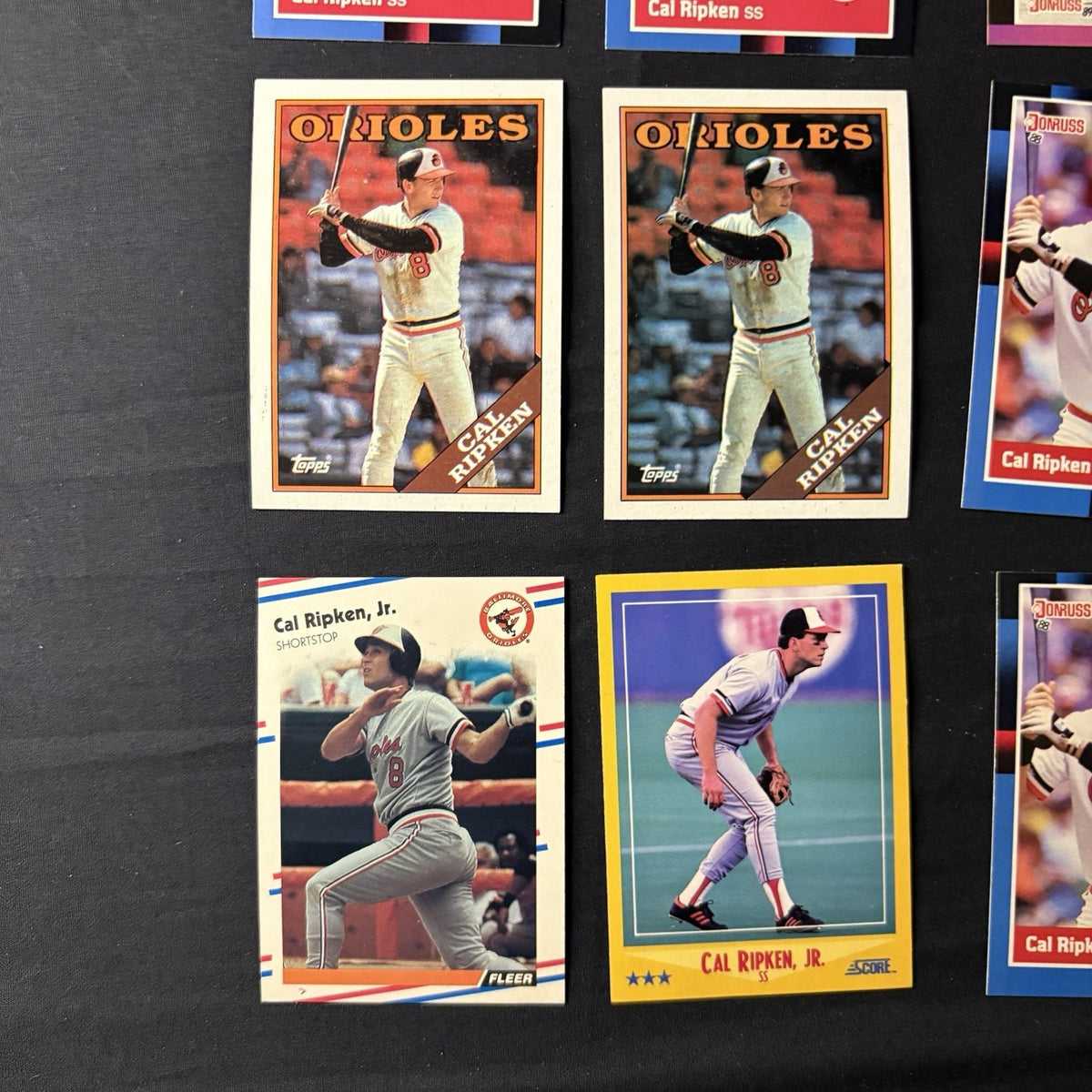 Cal Ripken Jr. 1988 Lot (15) High Grade Card Baltimore Orioles HOF Topps Donruss