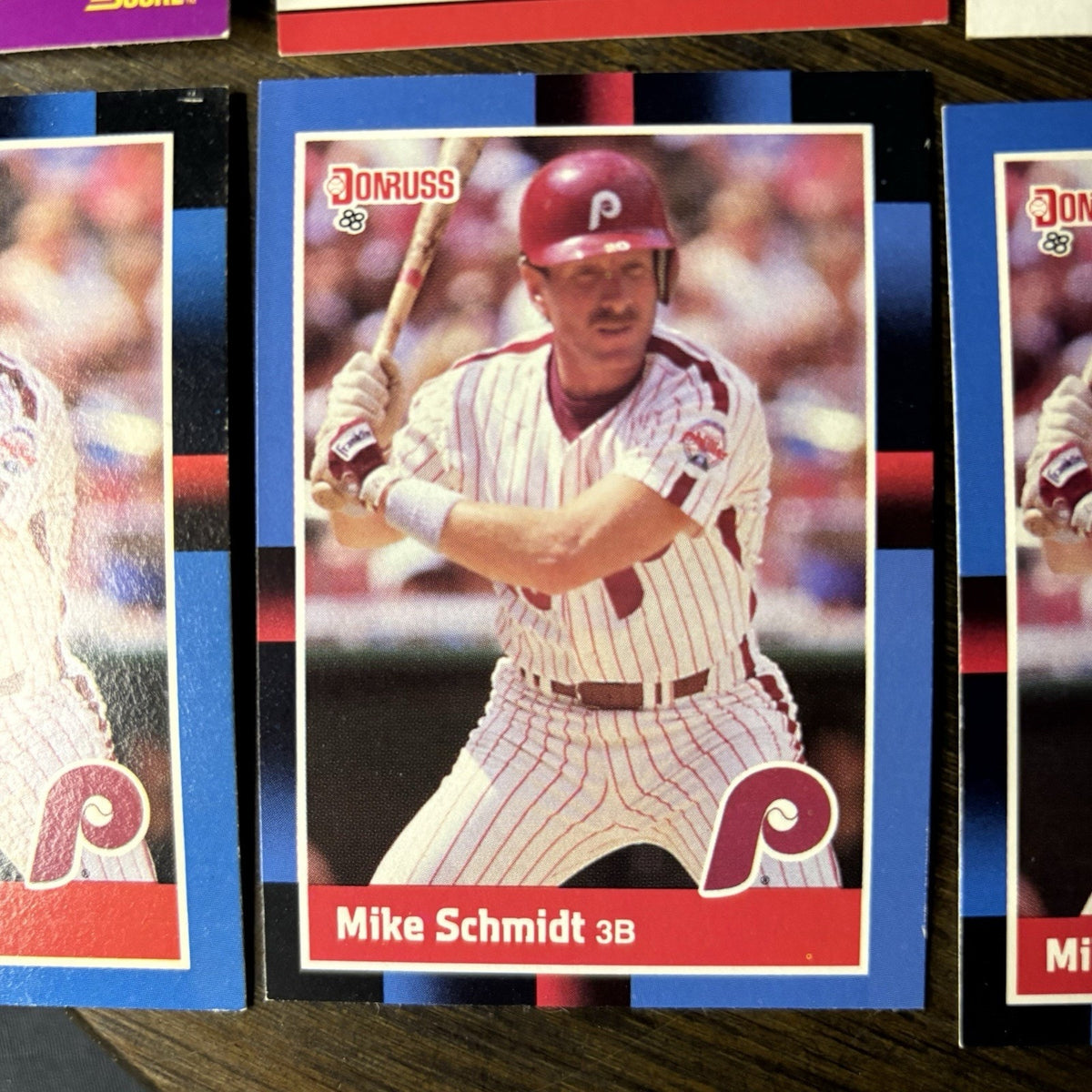 Mike Schmidt Lot 8 Baseball Cards 1988 Donruss Philadelphia Phillies HIGH GRADE