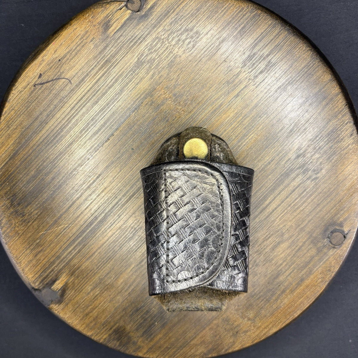 Tex Shoemaker Key Keeper Basket Weave ~88SK~ Silent Key Holder