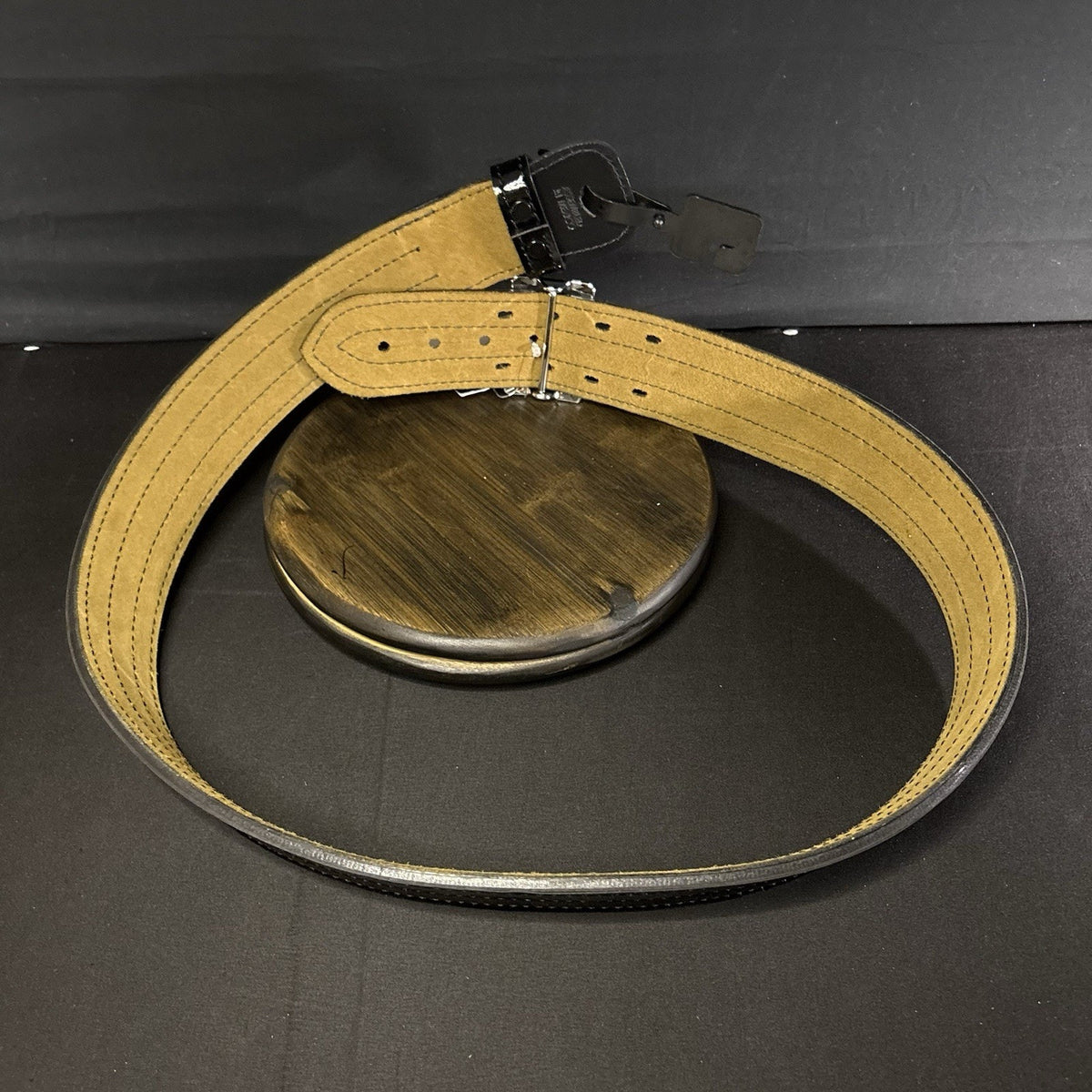 Safariland Women Duty Belt Size 46" Contoured 872 Hi-Gloss Leather Nickel Buckle