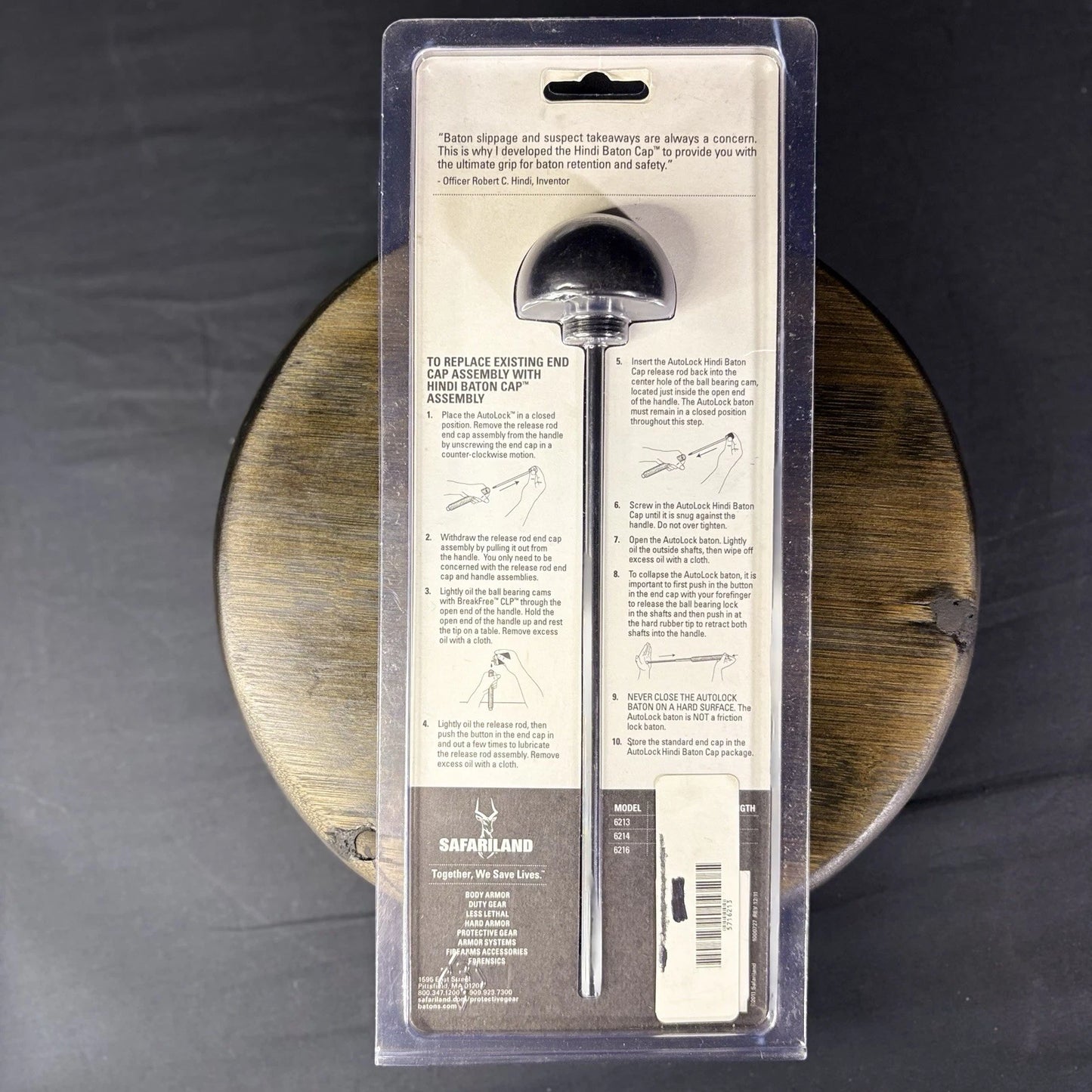 Monadnock Hindi Baton End Cap for Autolock 26"