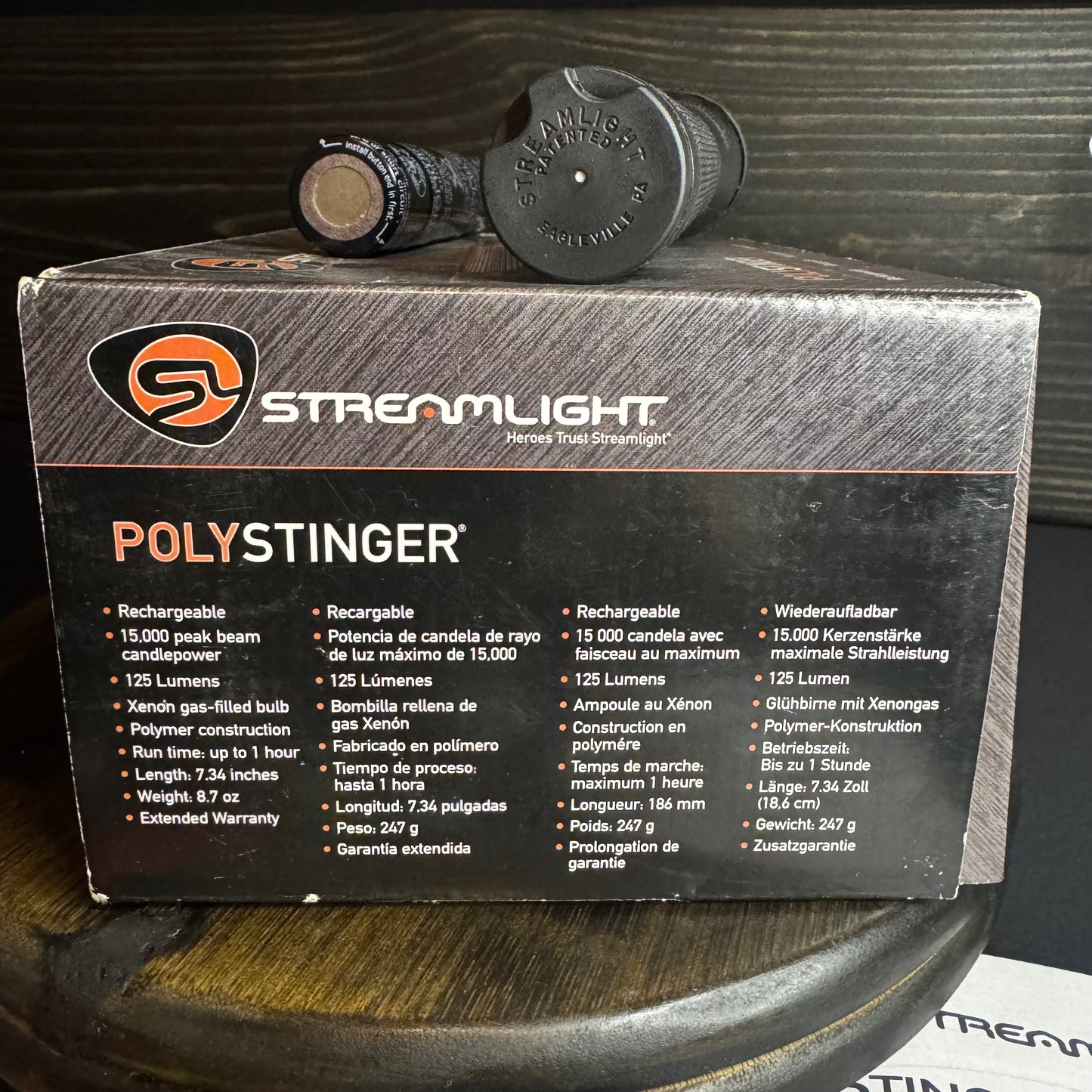 Streamlight Polystinger Flashlight with Battery