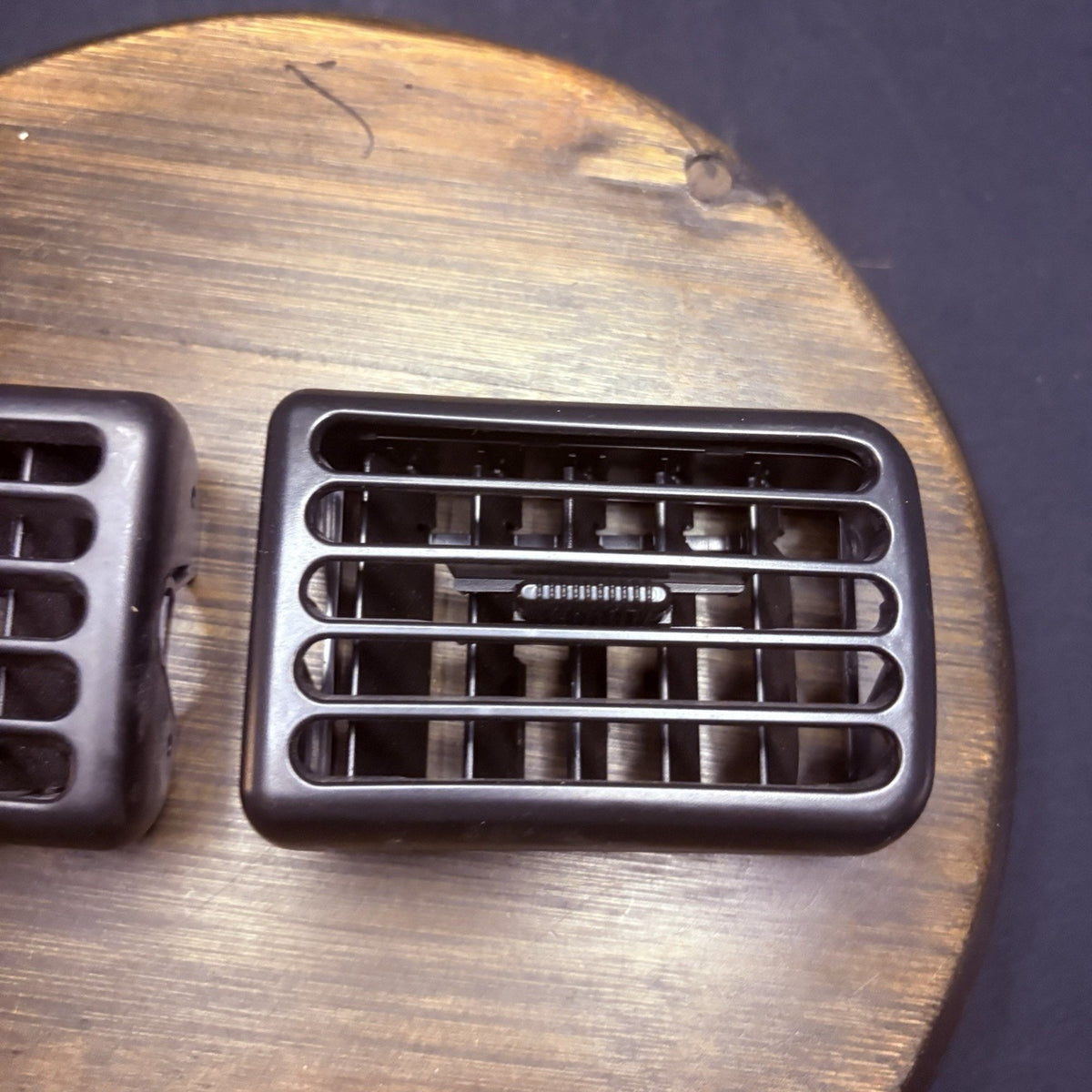 98-2001 Dodge Ram 1500 2500 3500 Dash Center Vents Black OEM (Set Of 2)