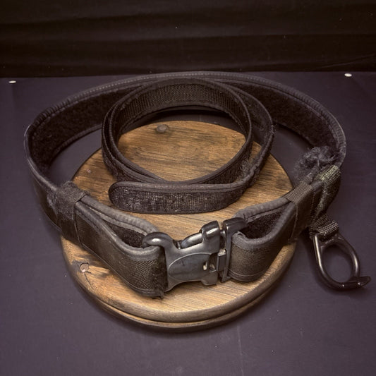 Bianchi Nylon Duty Belt 7200 Size 34"-40" w/ Inner Belt & Baton Ring Holster