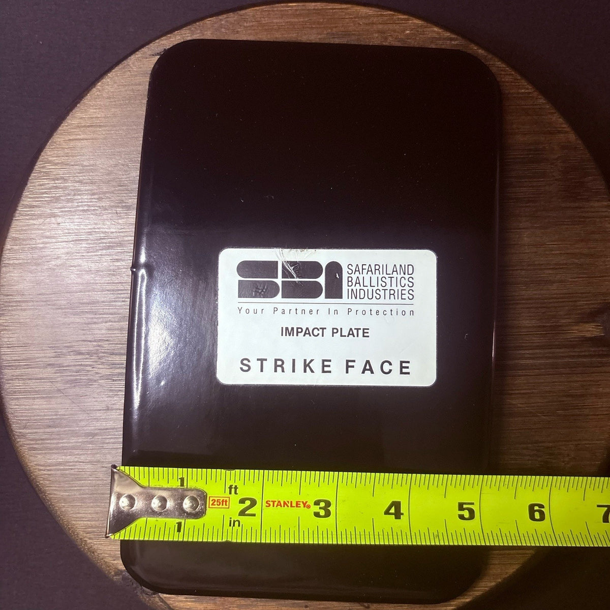 Safariland Impact Truama Plate 5"x 8" Hard Curved Safariland Ballistic Plate