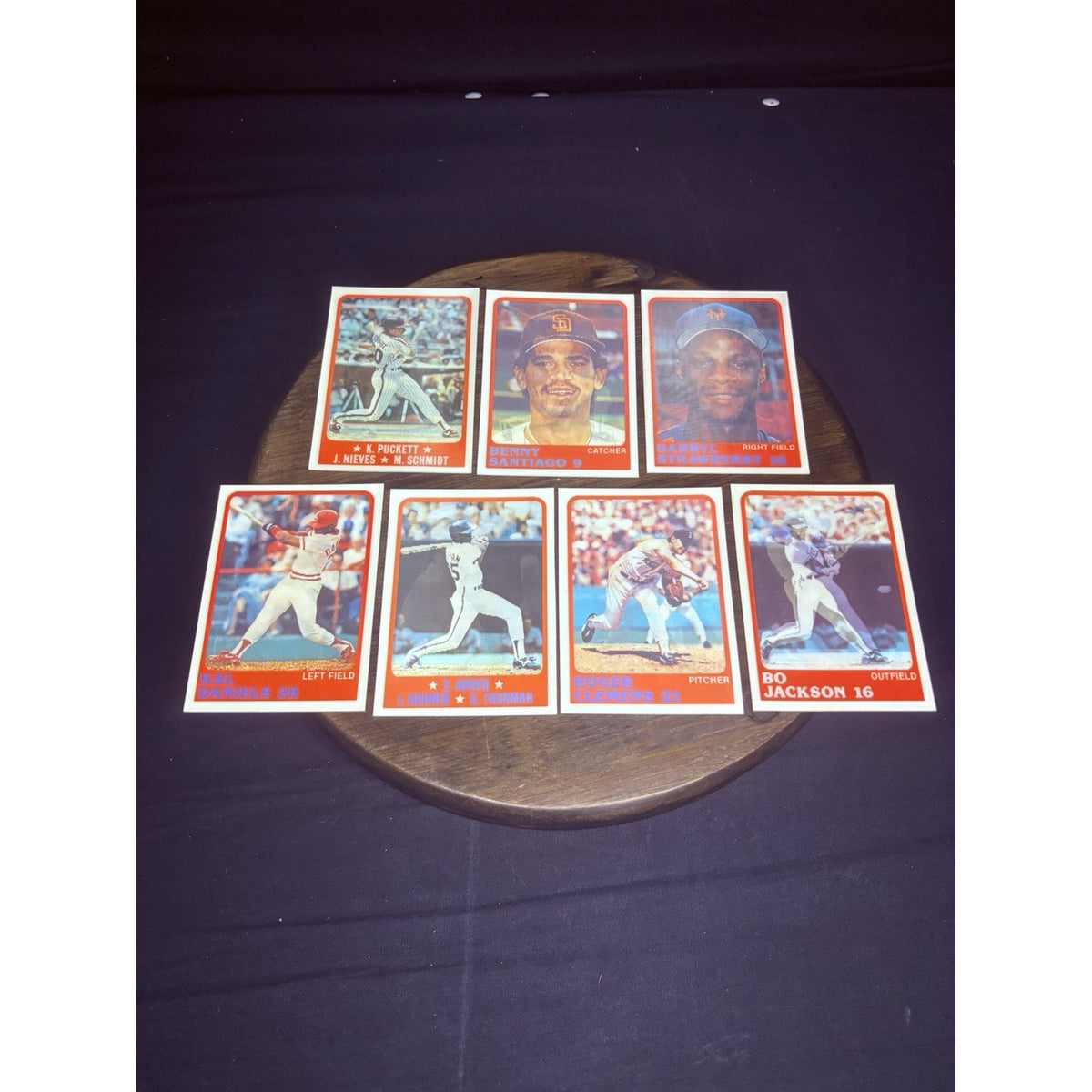 Vintage 1988 Hologram Sportflics (Lot of 7) Rare High Grade Card BO JACKSON