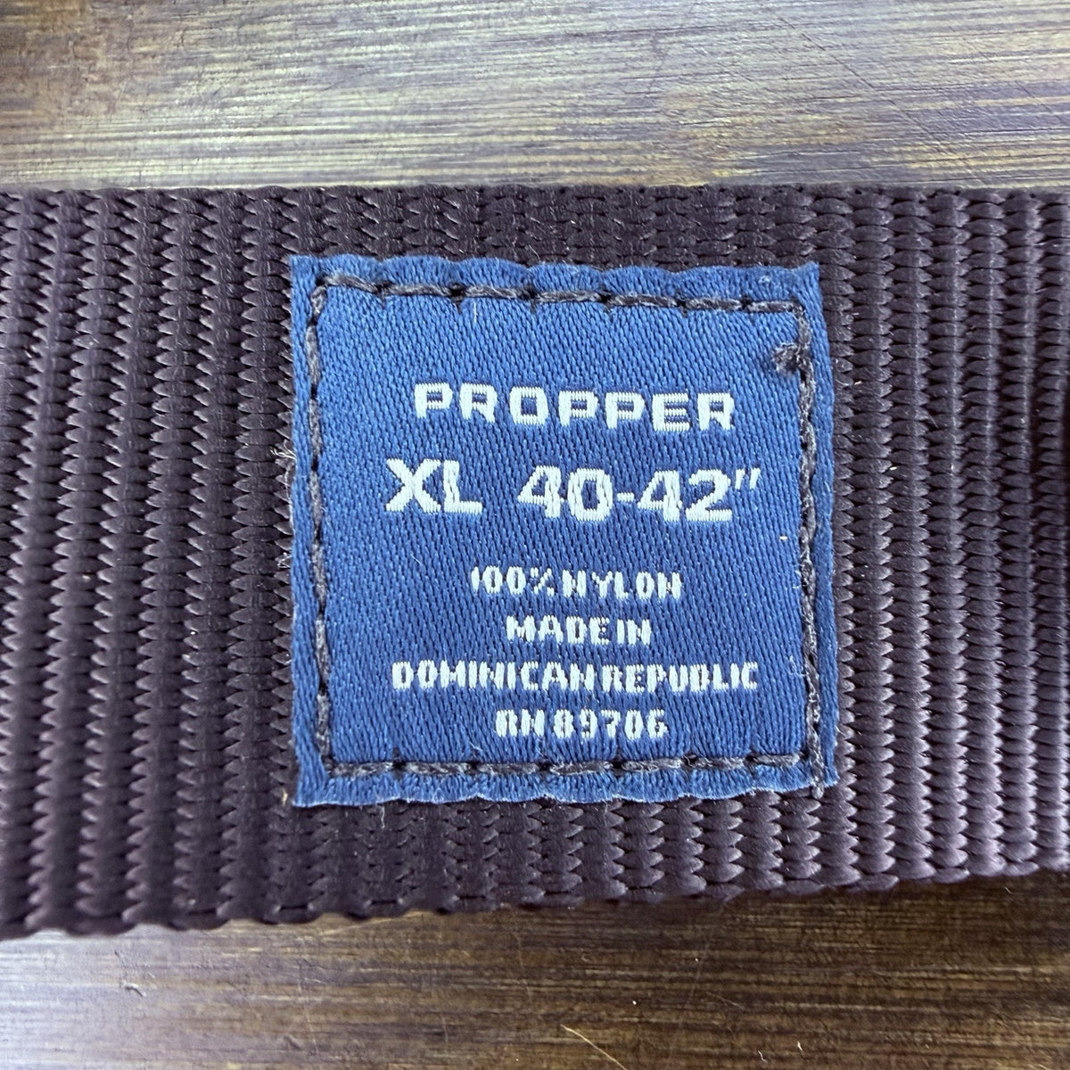 Propper Duty Tactical Belt Size 42" Military 1.5" Black Nylon Belt Metal Buckle