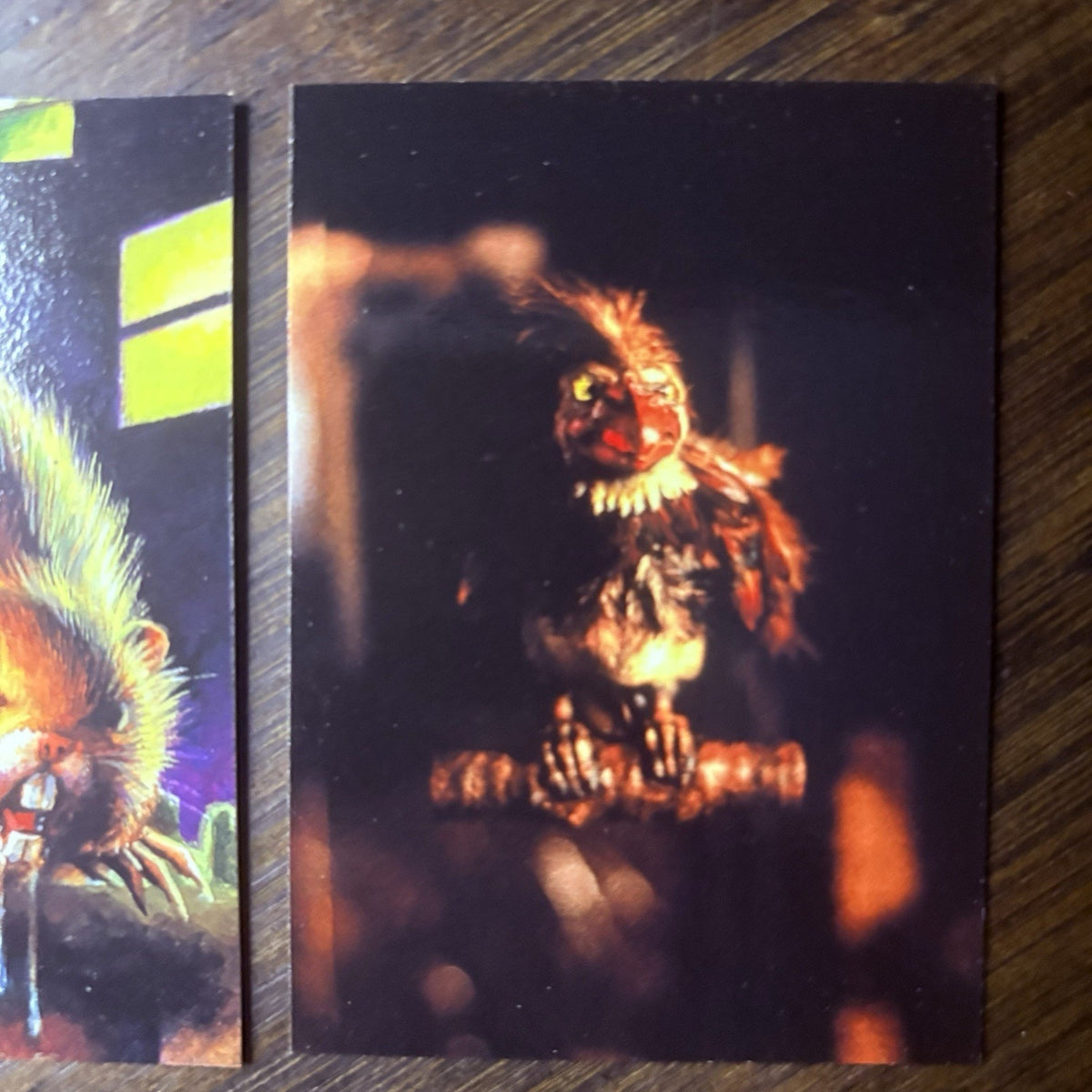 1996 Topps Goosebumps Lot Of (2) "Hamster & Bird" Trading Cards All High Grade