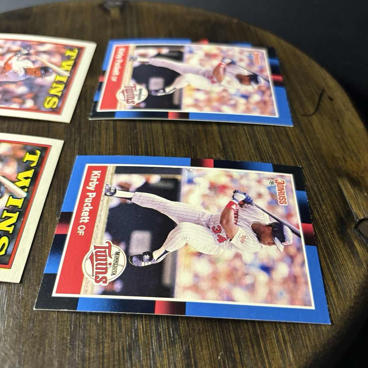 Kirby Puckett 8 Card Lot MLB Mint Condition