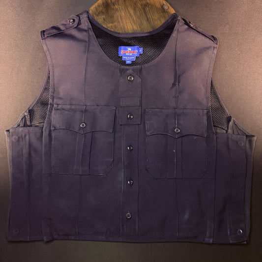 Spiewak Tactical Armor Carrier Vest Size Medium Regular Dark Navy Mic Tab Duty