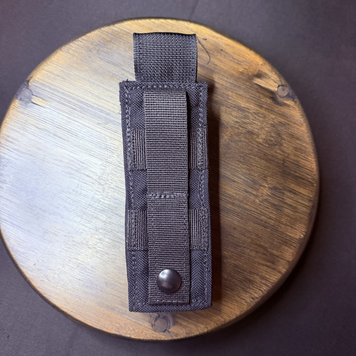 US Pistol Magazine Pouch MOLLE Black Nylon Single Mag Holder Made In USA