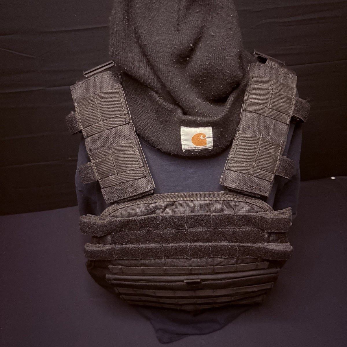 Protech Plate Carrier Vest 10"X 12" Size: Adjustable Black MOLLE
