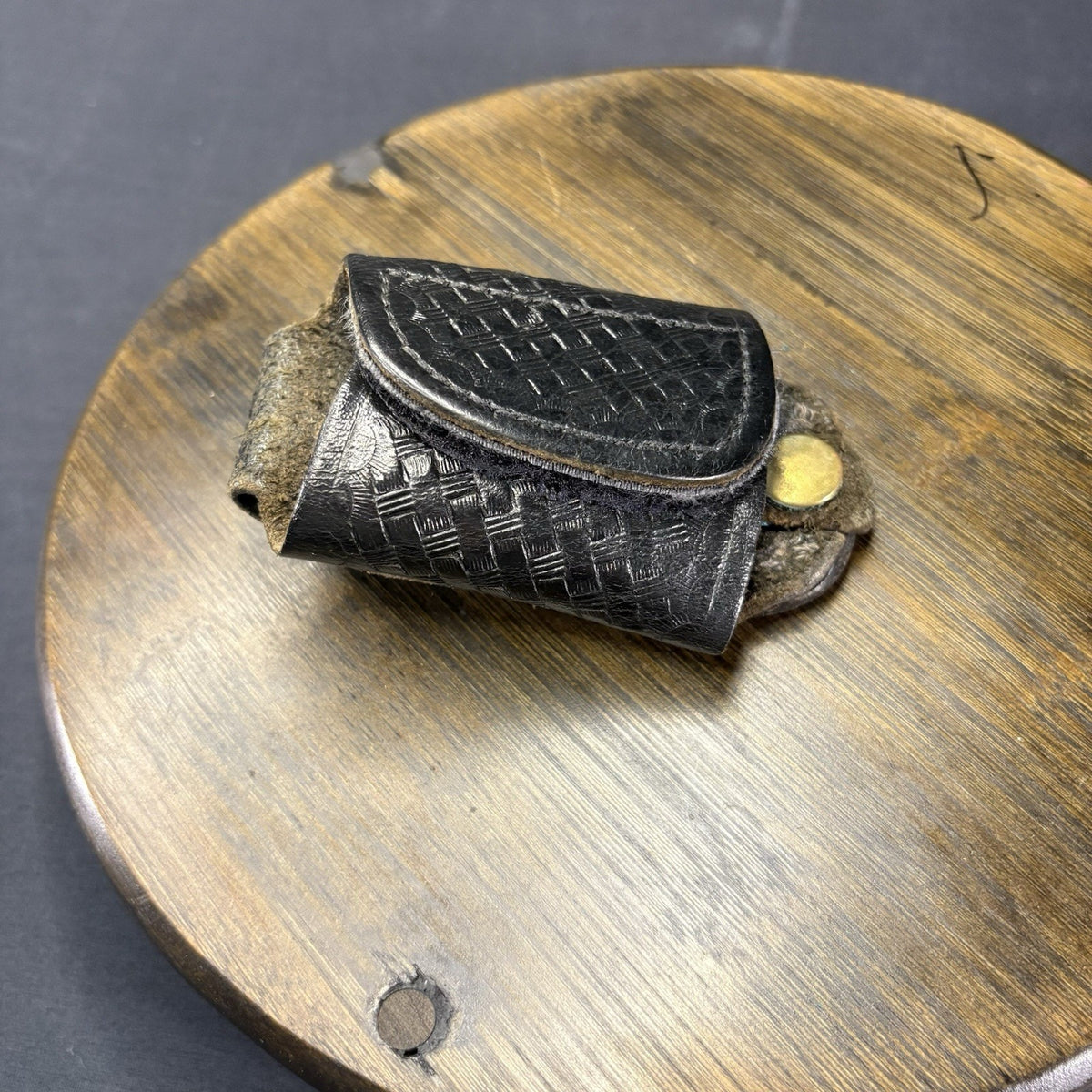 Tex Shoemaker Key Keeper Basket Weave ~88SK~ Silent Key Holder