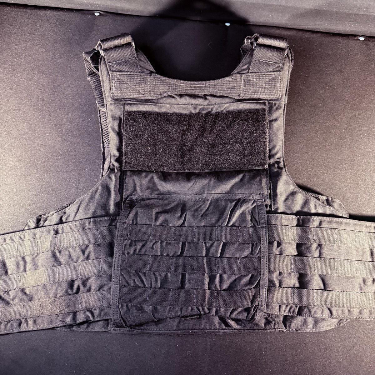 Armor Express Hard Core Tactical Carrier Vest Size XL Black MOLLE Padded