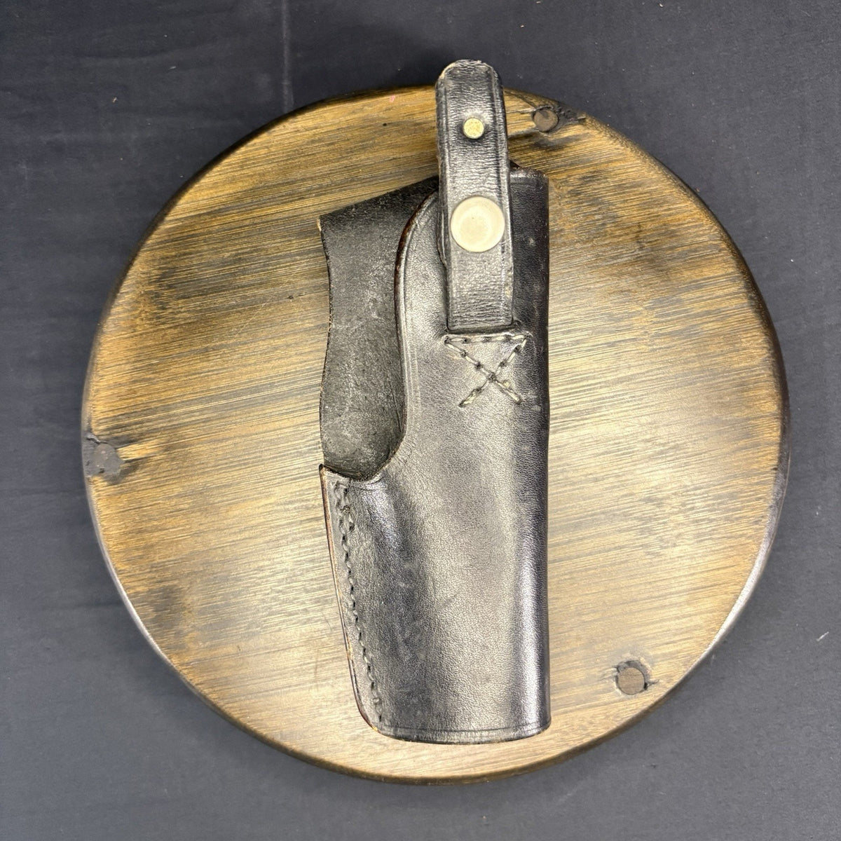 Triple K Black Leather 19B-5 Holster USA Made