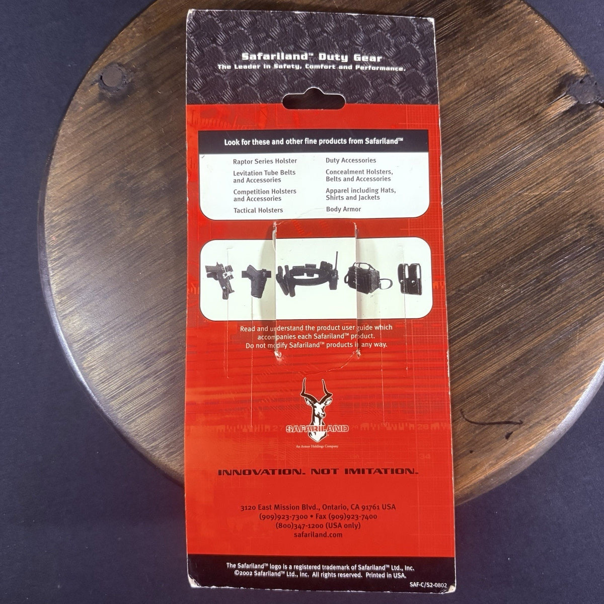 Safariland Tape Recorder Holder Universal Leather Cassette Pouch 764-1-2