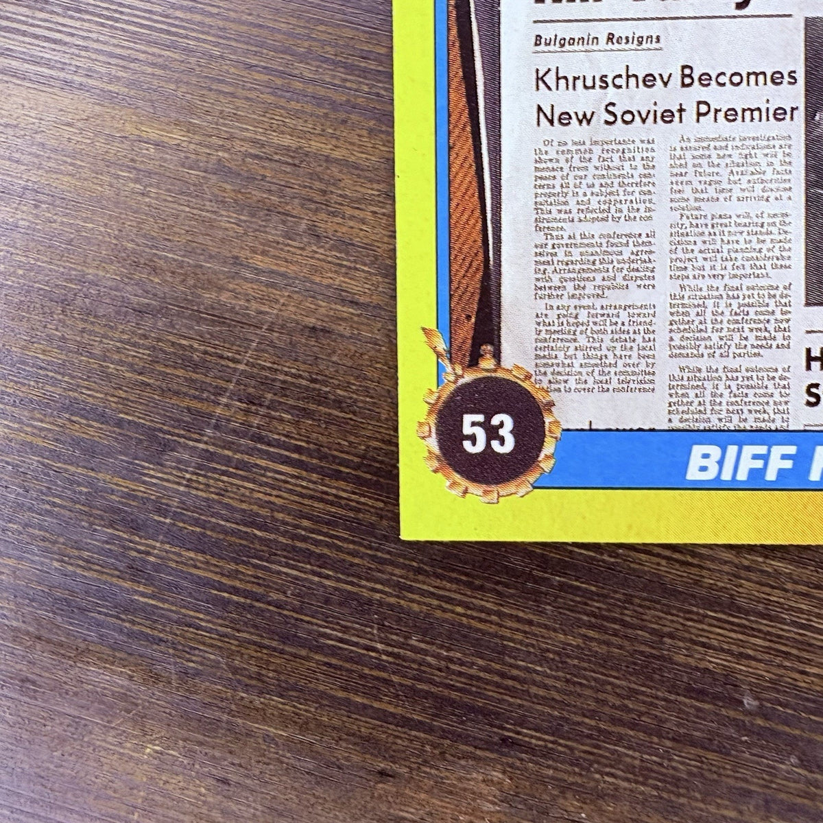 Back To The Future Part II 2 Topps Trading Card #53 "Biff Hits The Jackpot"