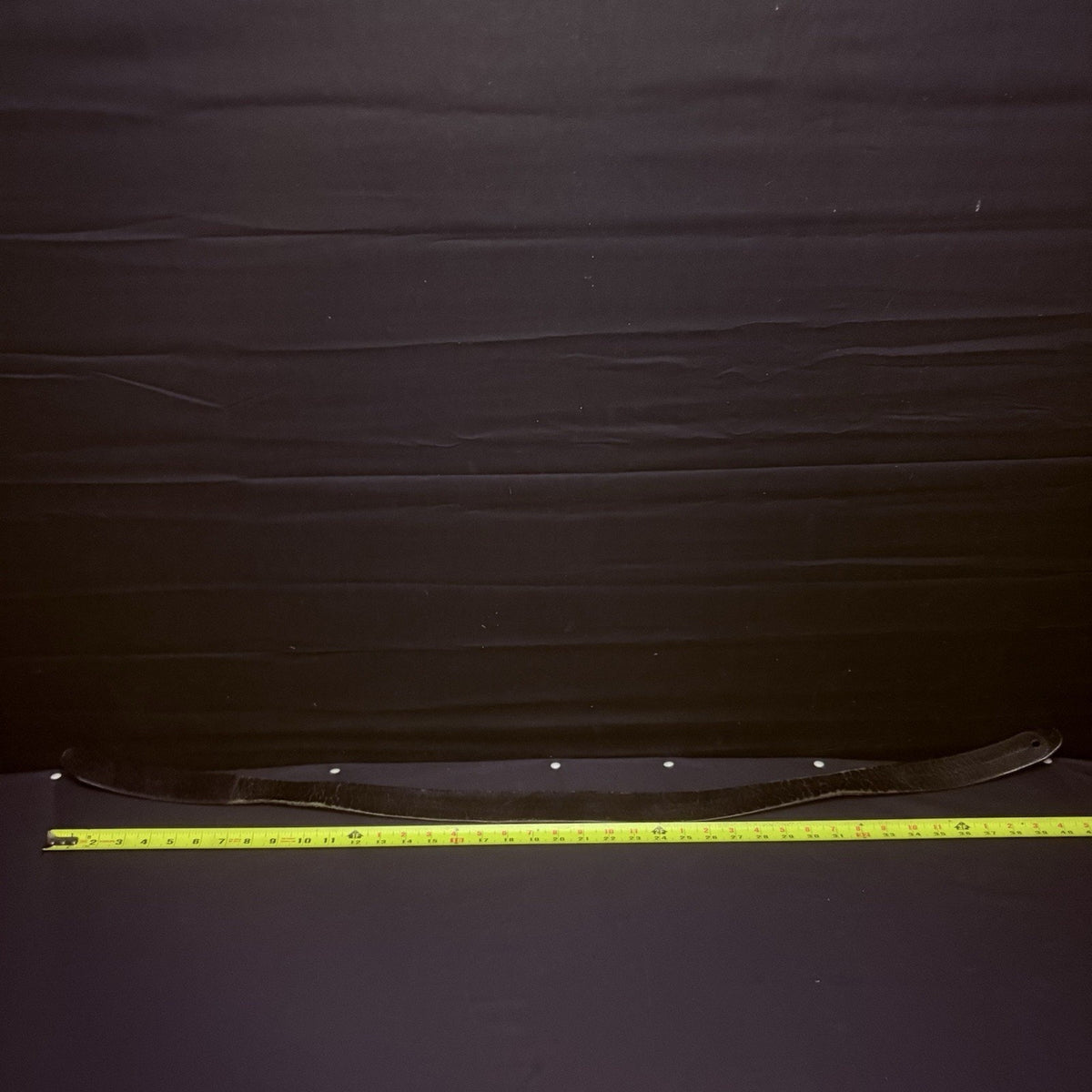 Leather Duty Belt Size 34"-36" Thin 1.5" Wide Hook & Loop Closure