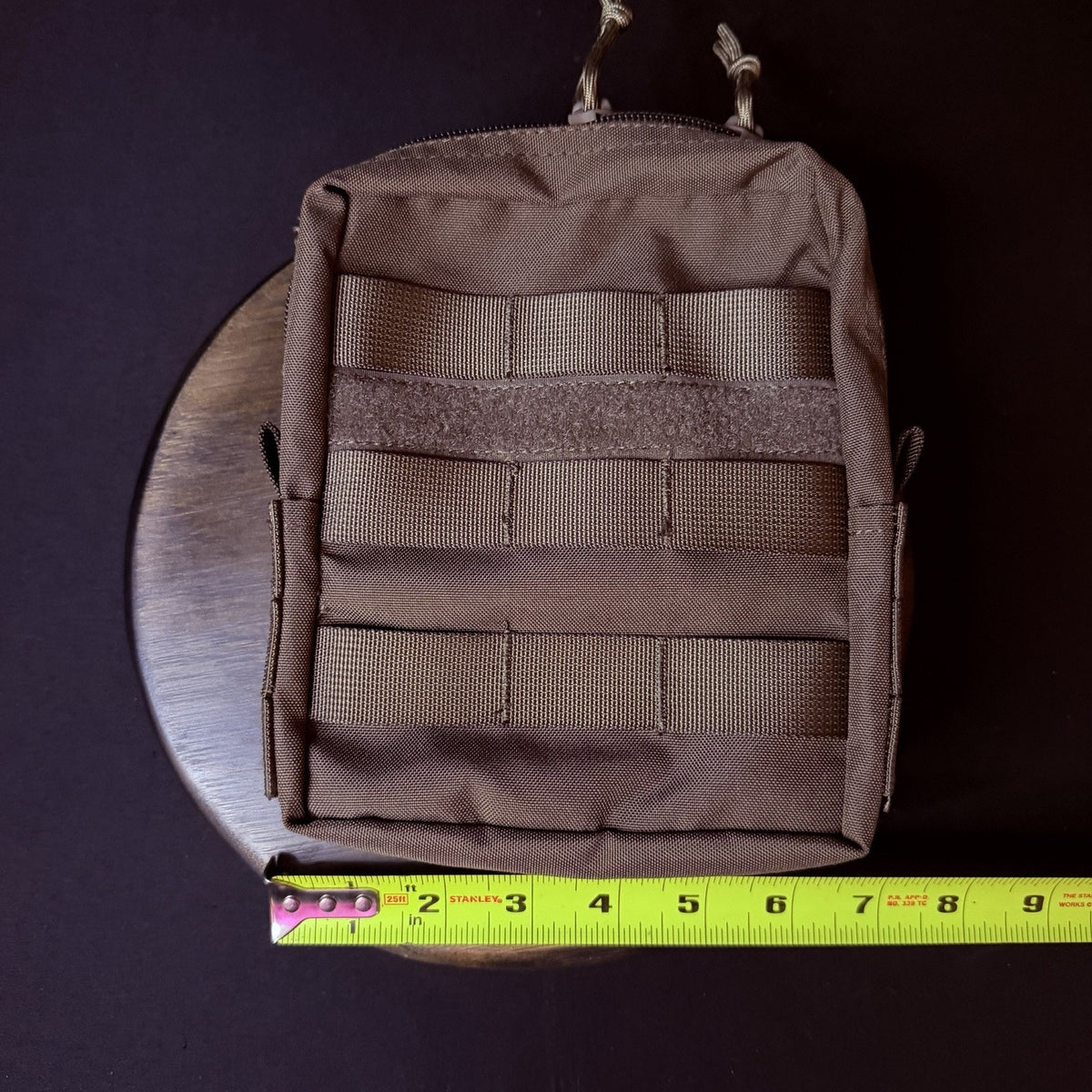 AGM Utility Pouch Tactical Gear Bag Size 7x8 Brown/ Green Military Optics Bag