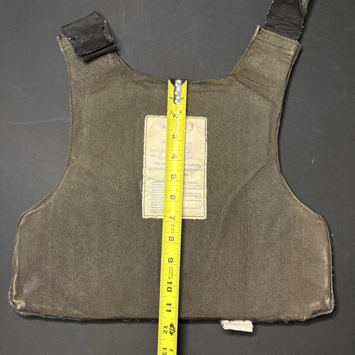 PB Ballistic Level 2 II Vest Size Small Concealable Vest w/ Trauma Plate
