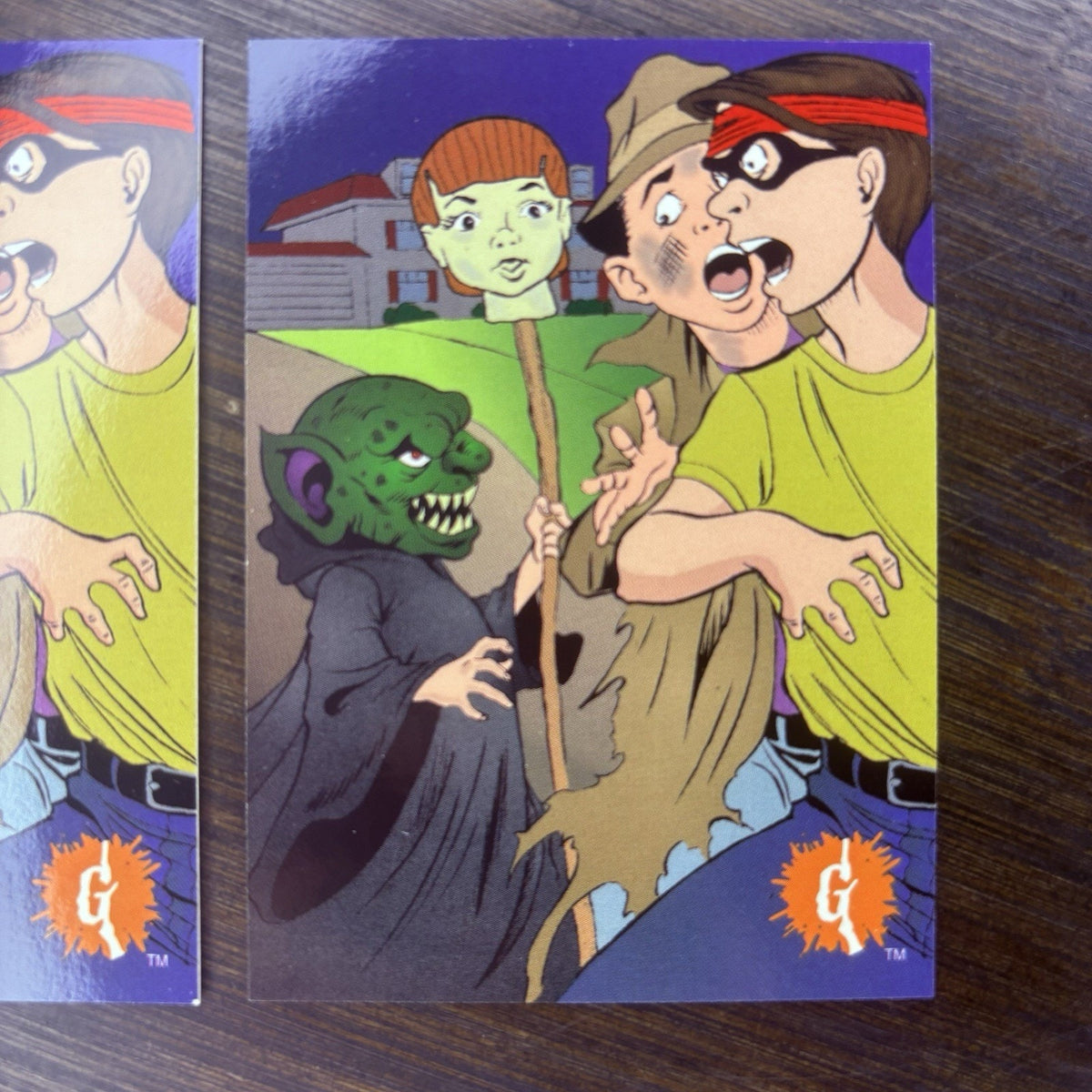 1996 Goosebumps #31 "Terrifying Turnabout" Lot Of (2) High Grade Trading Cards