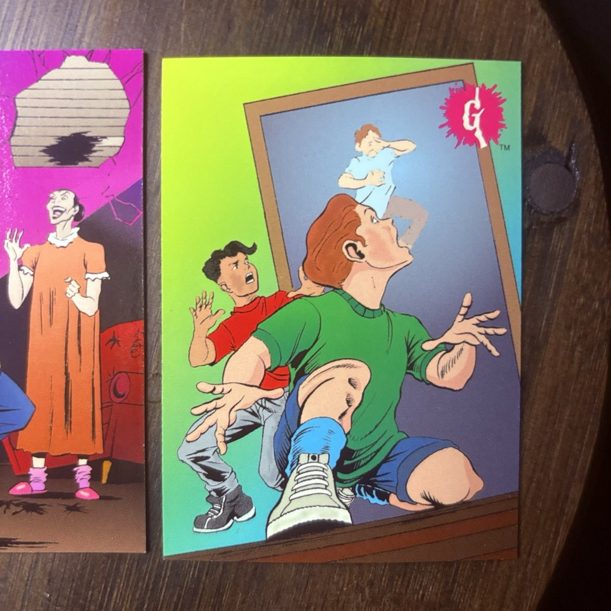 1996 Topps Goosebumps Lot Of (3) "Kids" Trading Cards All High Grade, See Photos