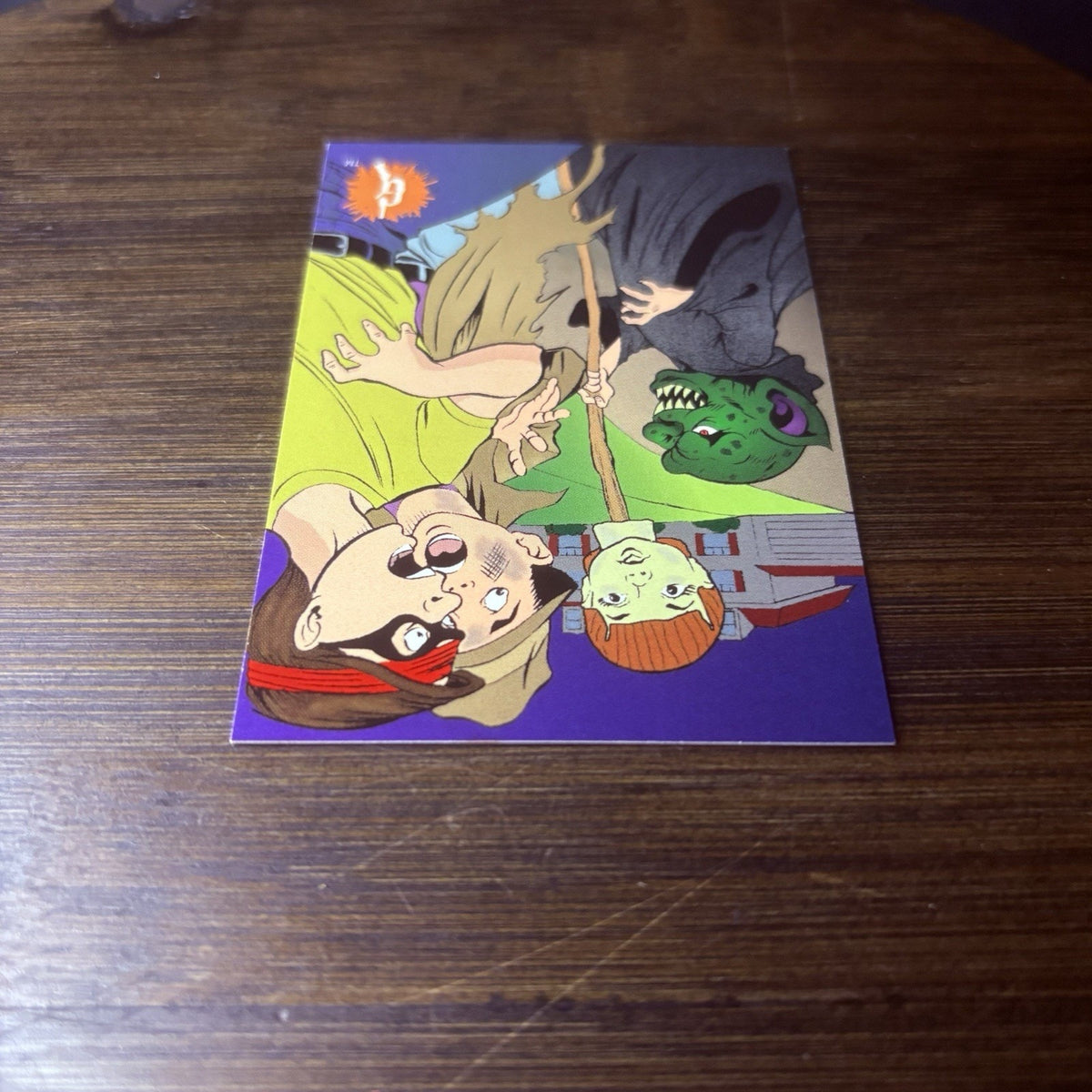 1996 Goosebumps Trading Card #31 "Terrifying Turnabout" High Grade Topps