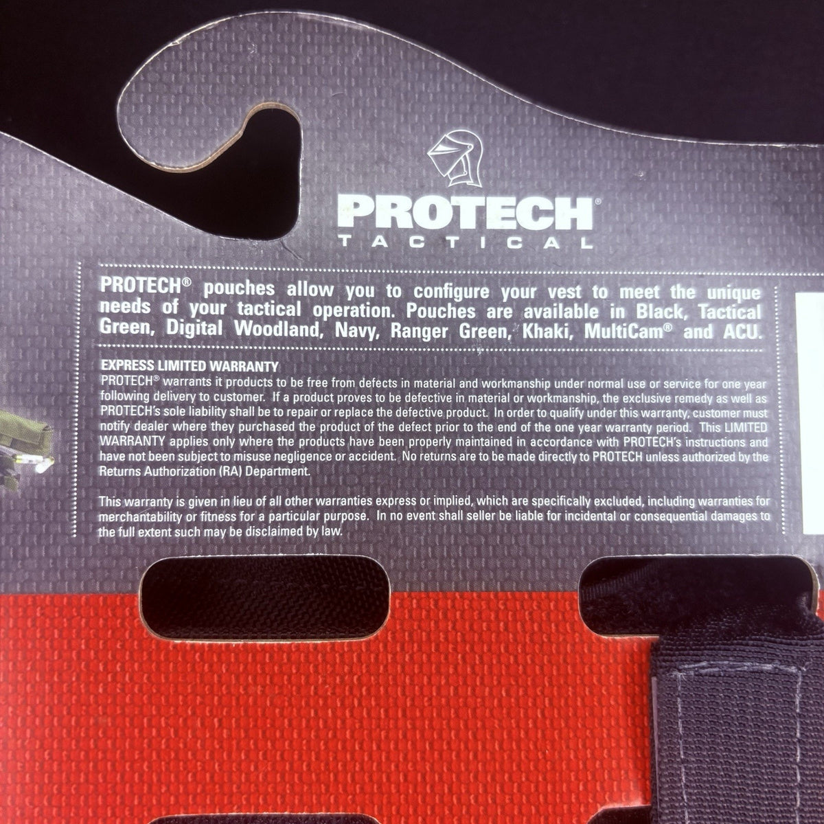 Protech Gas Mask Pouch TP18 Tactical Utility/Miscellaneous Single Black Bag