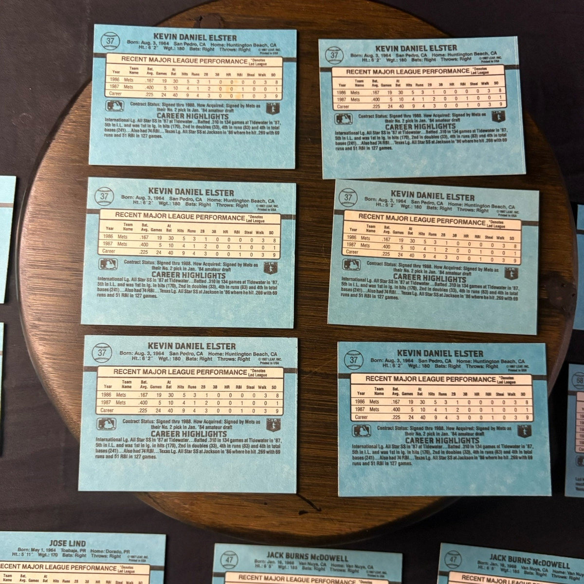 Donruss 1988 Rated Rookies Lot (15) Cards #37,#38,#39,#47,#68 High Grade MLB NM