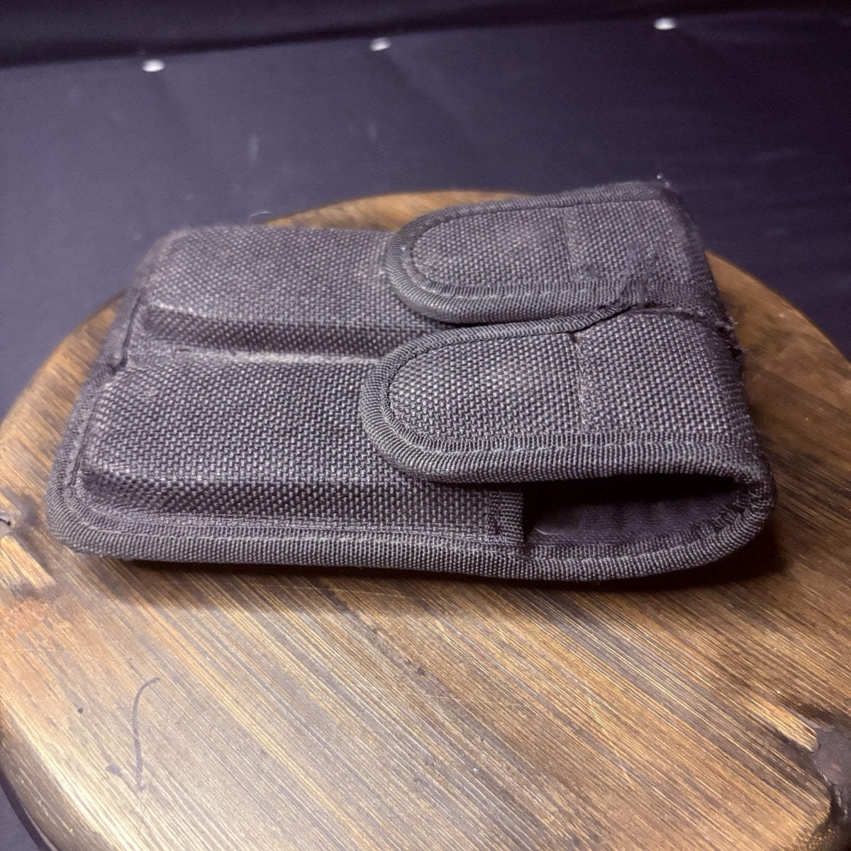 Bianchi 7302 Double Magazine Pouch Size 1 (10mm & .45) Single Stack 2.25" Loop