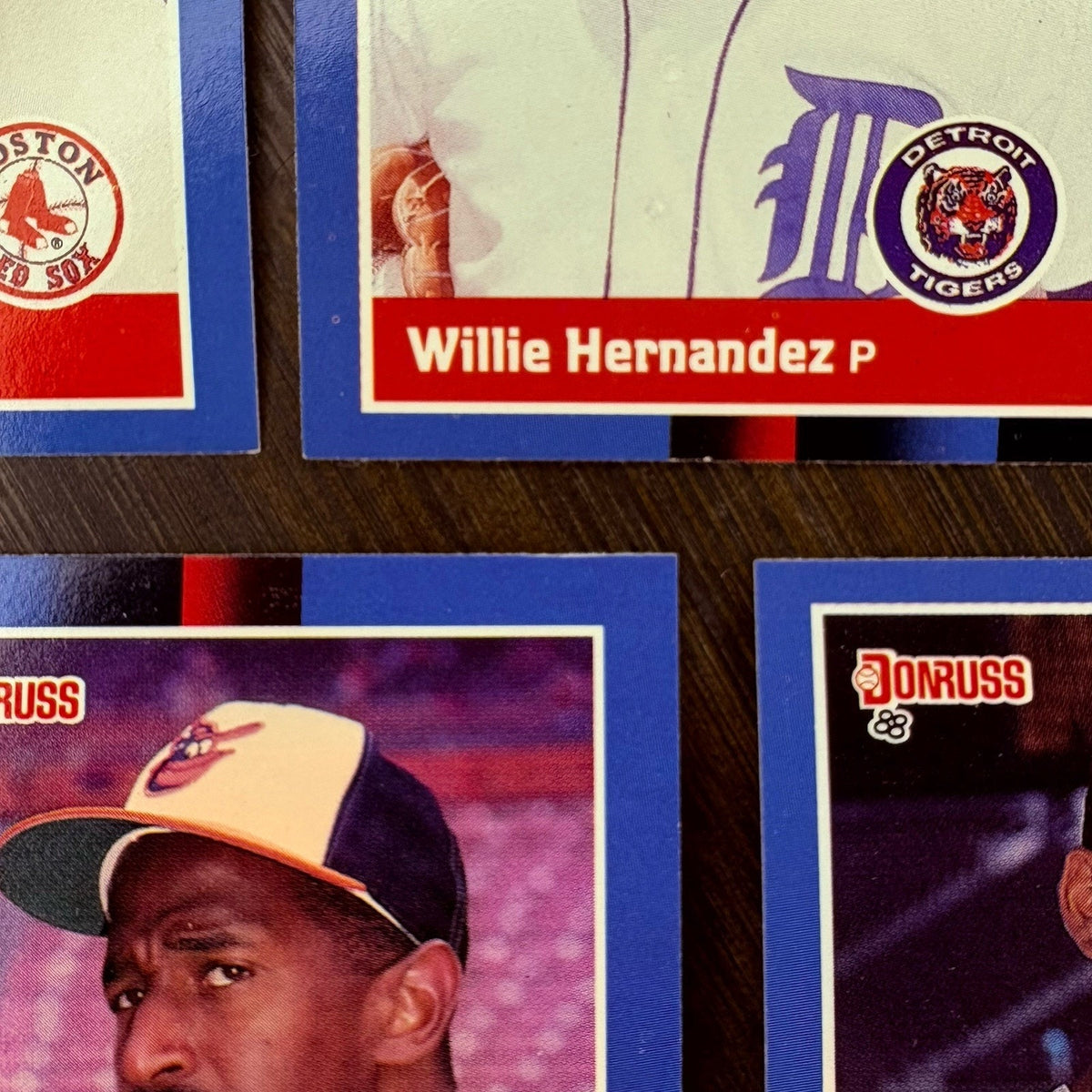 Donruss 1988 High Grade Cards #399, #398, #397, #396, #534 MLB Baseball (Lot 5)
