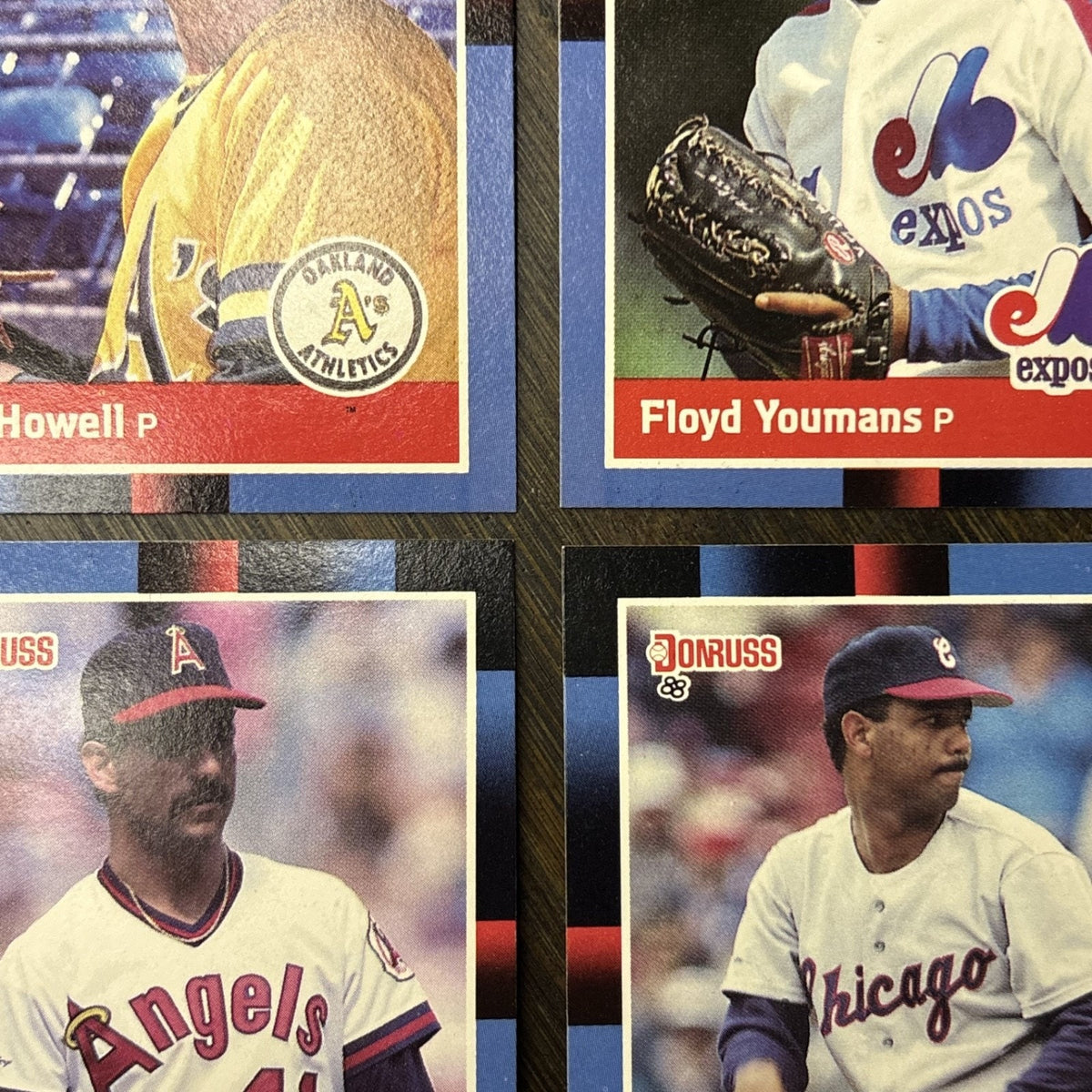 Donruss 1988 High Grade Cards #54, #55, #56, #57, #58, #59 (Lot of 6)