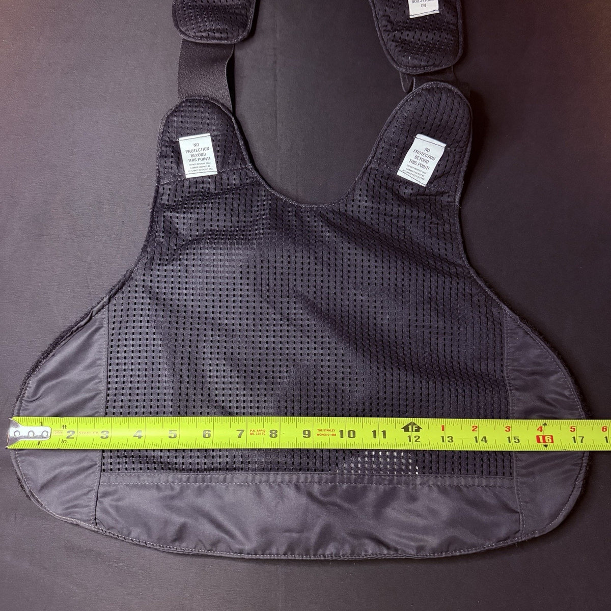 Armor Express Women's Concealable Carrier Vest Size Small Black w/Straps