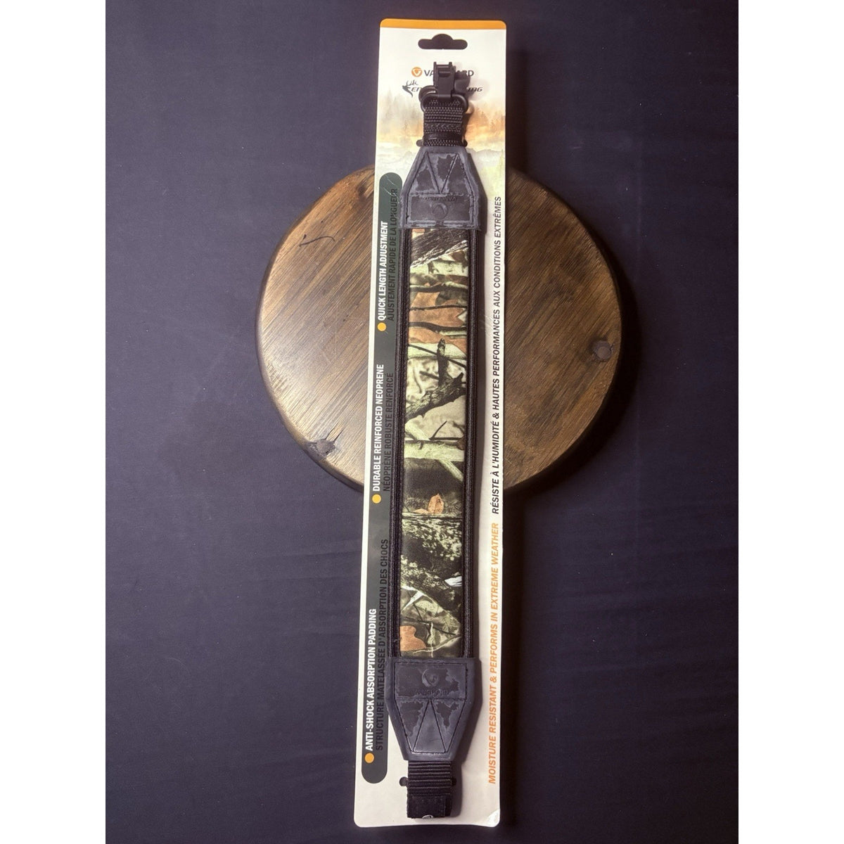 Vanguard Rifle Sling 2 Point Swivel Camouflage Neoprene & Nylon, Endeavor 101C