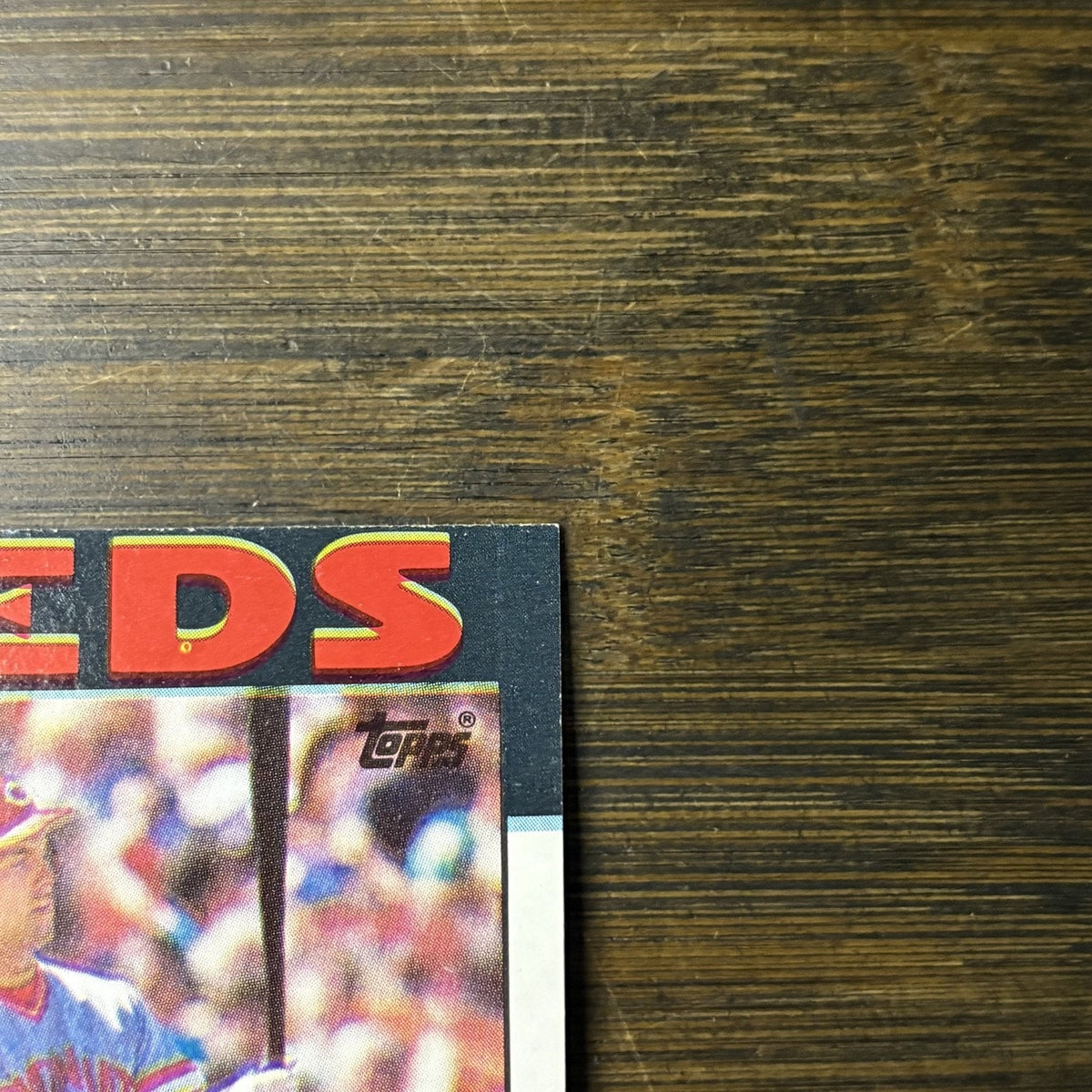 Dann Bilardello Cincinnati Reds 1986 Topps #253 ERROR Card See Photos