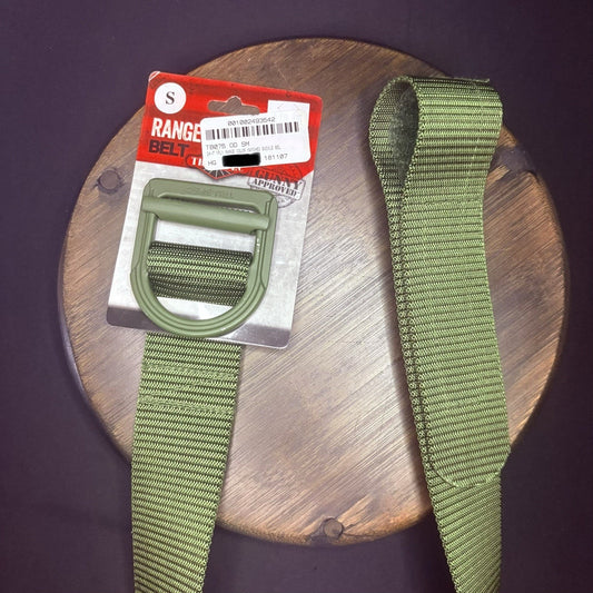 Tru-Spec Tactical Belt Size Small Range 24-7 Series Metal Buckle, OD Nylon 1.75"