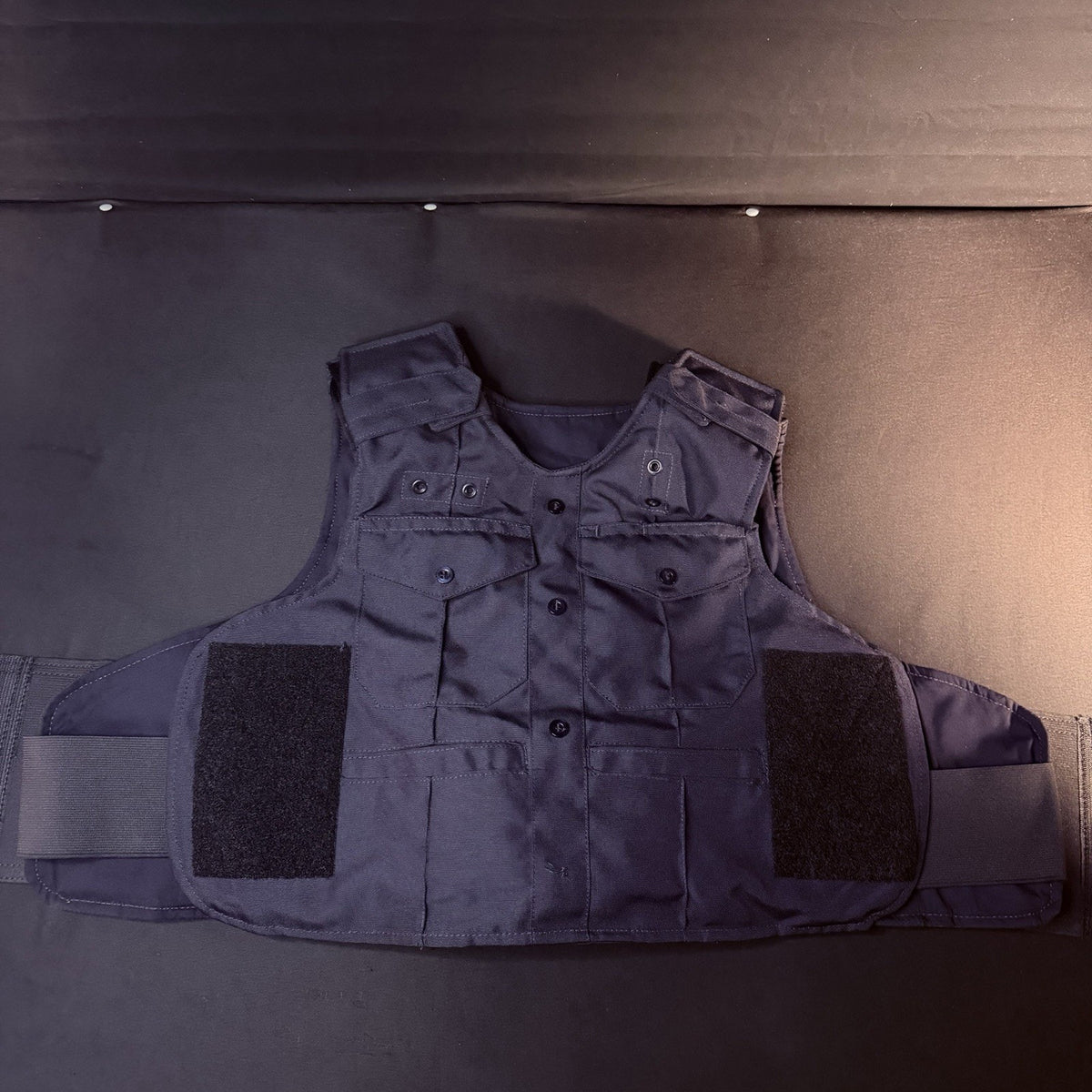 ABA Plate Carrier Vest Size Women's Large Dark Navy Pockets Female Duty Uniform