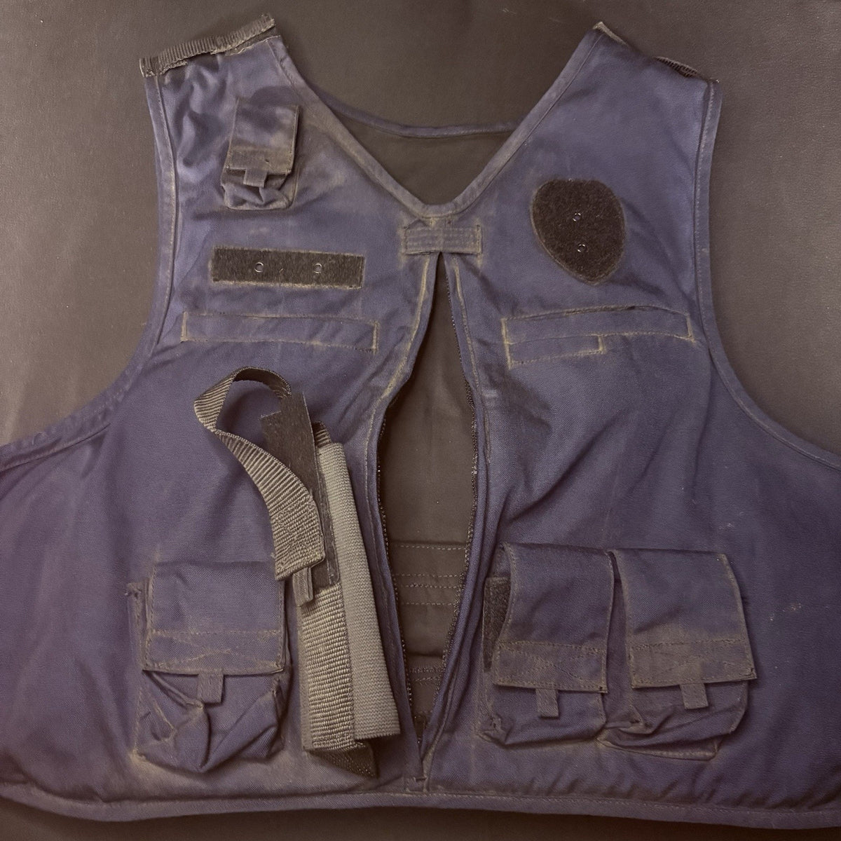 American Body Armor 3A Tactical Carrier Size Large Blue w/Pouches IIIA Ballistic