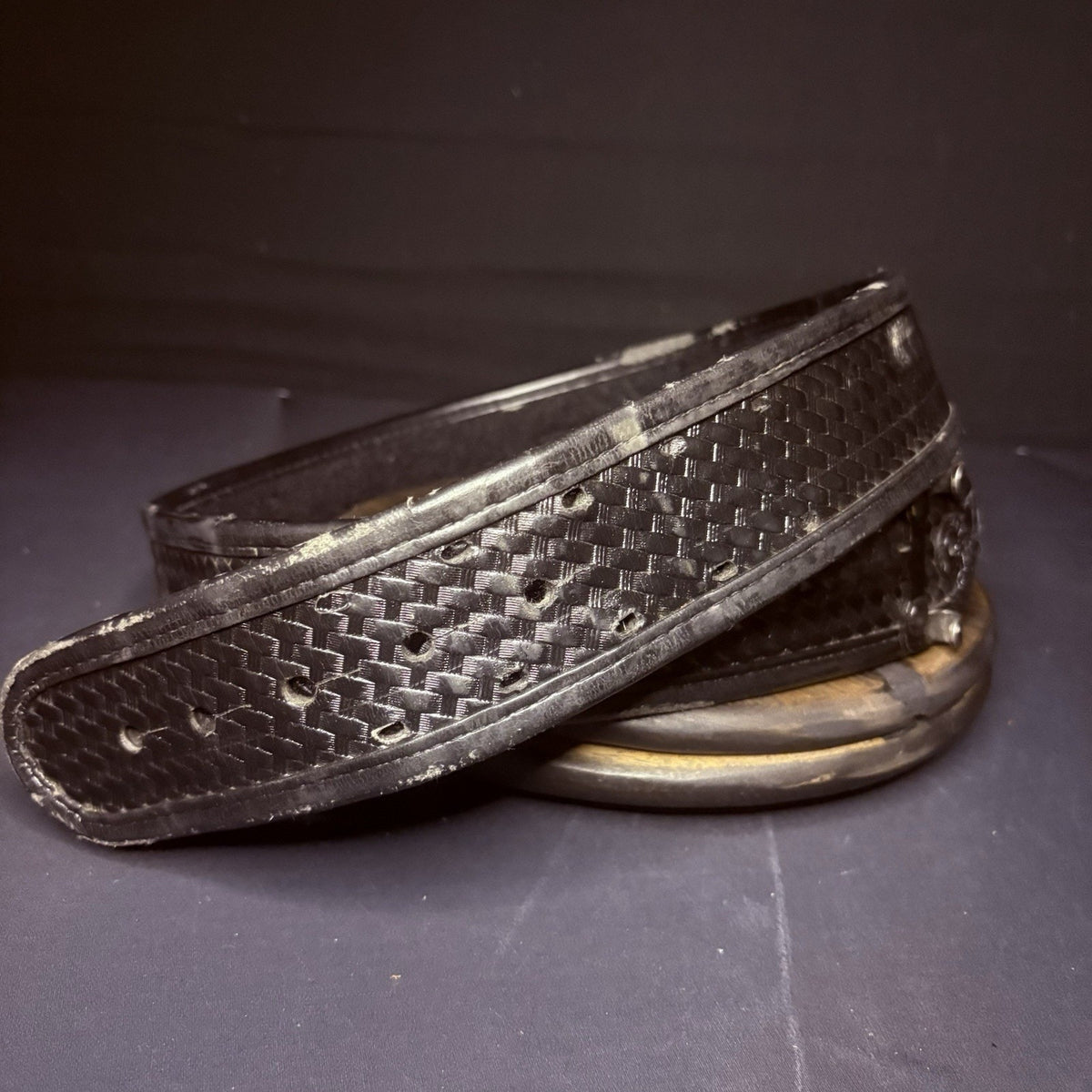 Bianchi Duty Belt Size 36" AccuMold 7960 Black Basketweave Leather