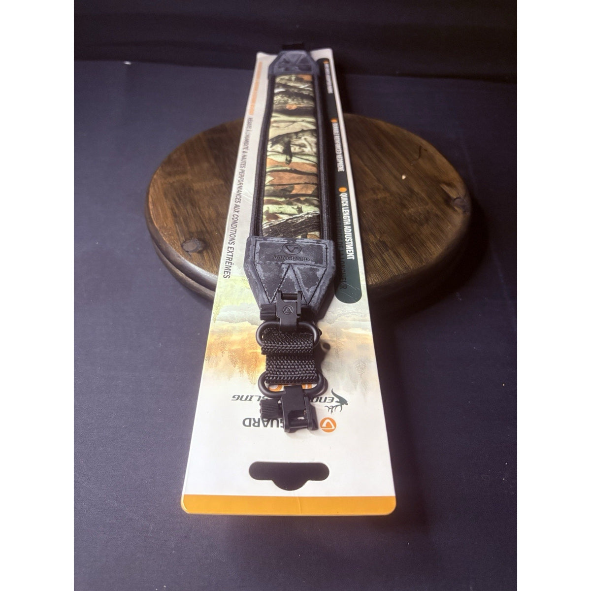 Vanguard Rifle Sling 2 Point Swivel Camouflage Neoprene & Nylon, Endeavor 101C