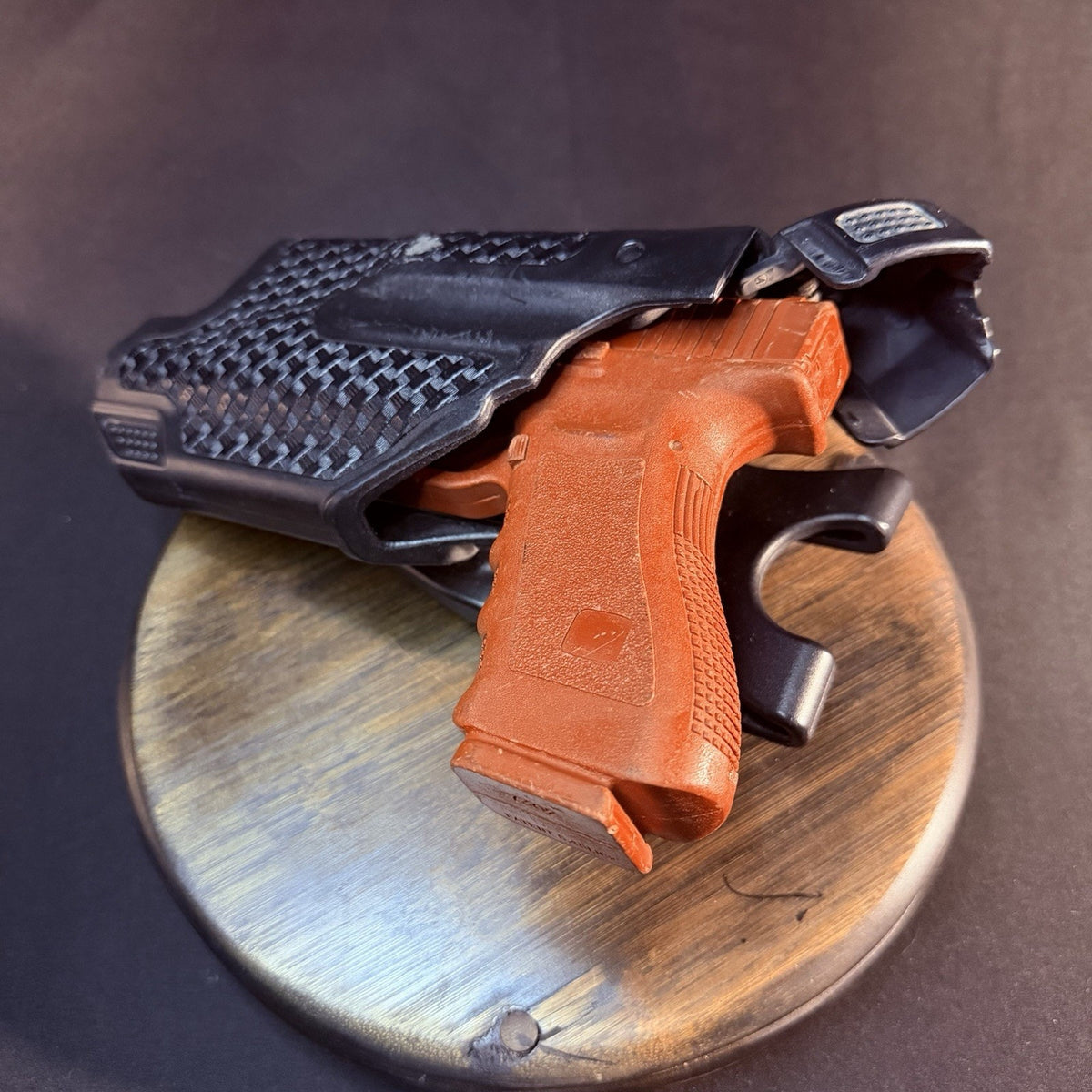 Blackhawk Epoch Duty Holster Size Glock 17/22/31 Basketweave Leather w/ Light RH