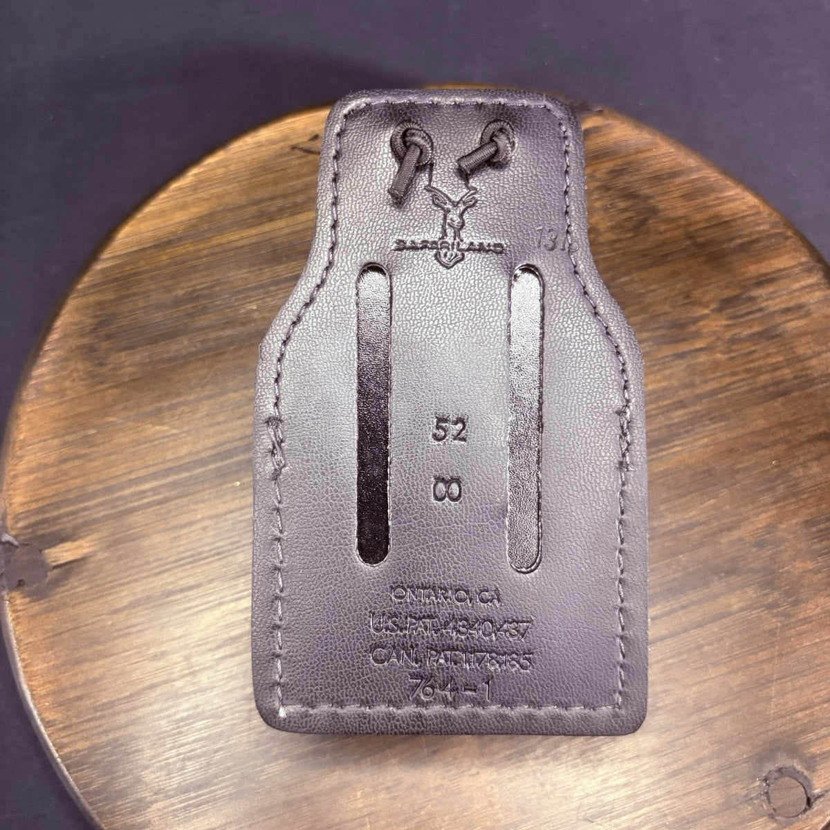 Safariland Tape Recorder Holder Universal Leather Cassette Pouch 764-1-2