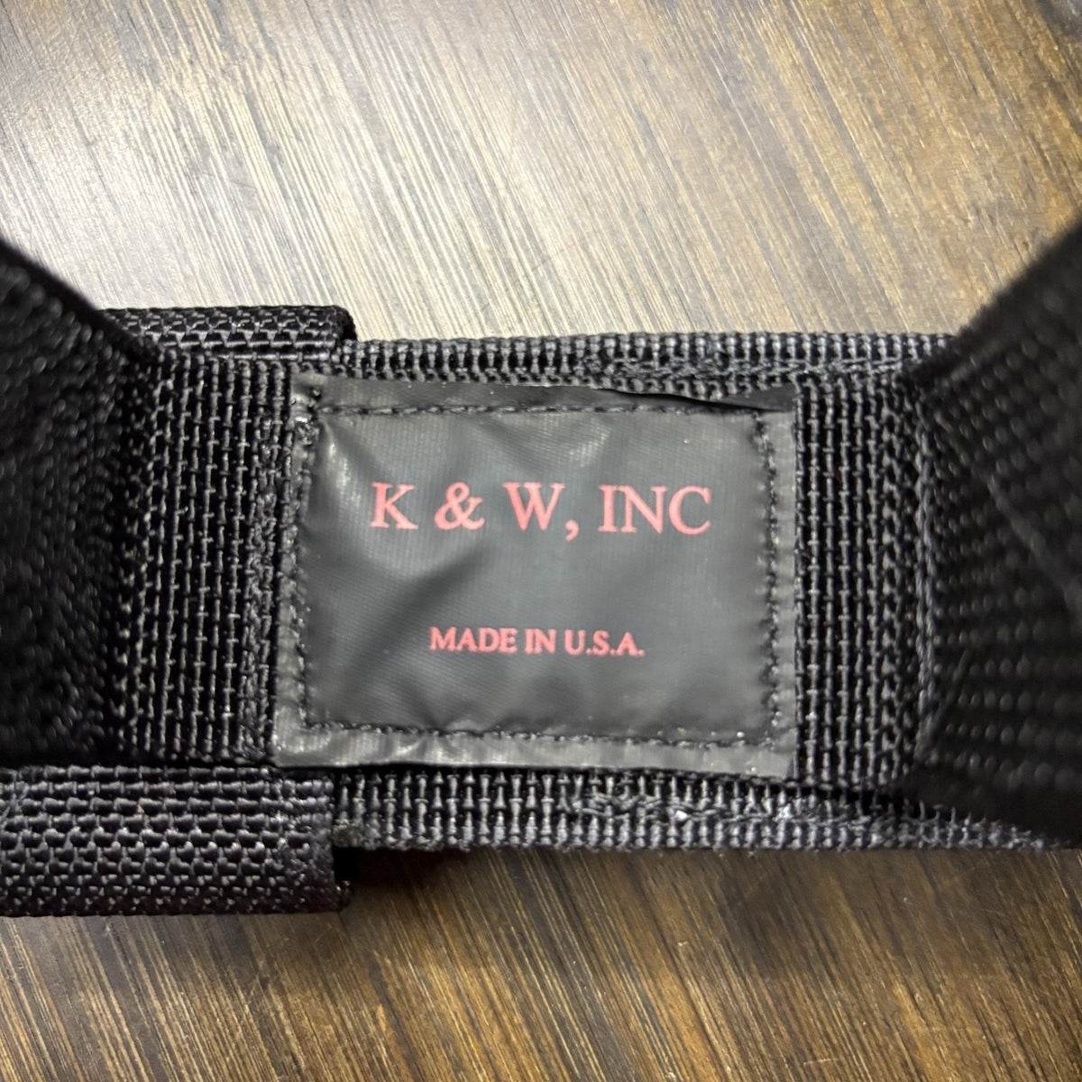 K&W Recorder Pouch USA Made Black Nylon Duty Carrier