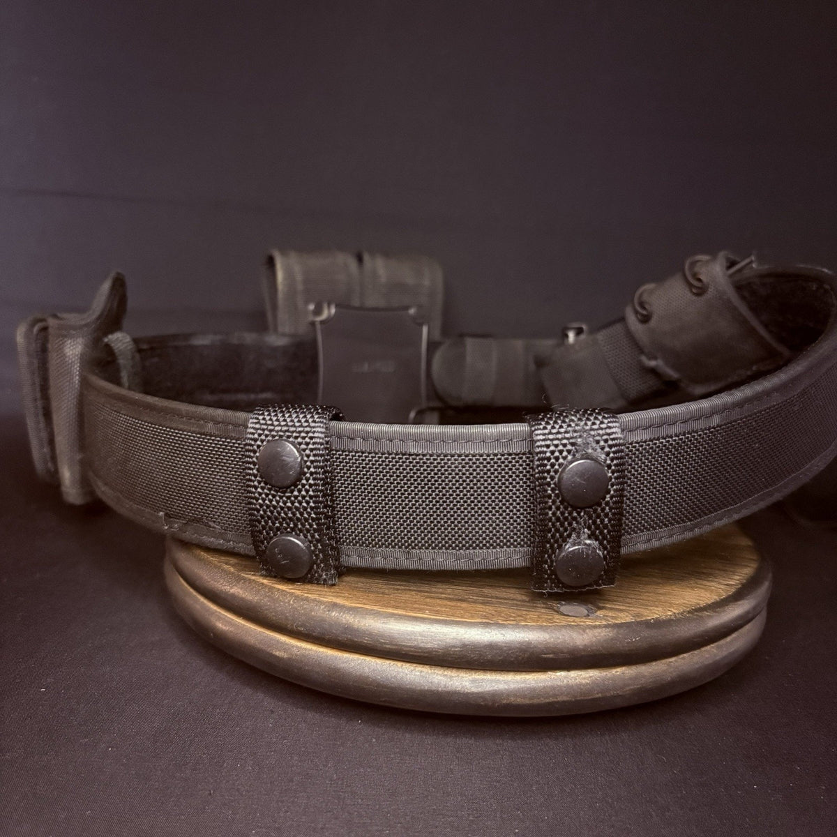 Bianchi Nylon Duty Belt 40"- 46" w/Radio Pouch & 10mm, .45 Pouch + Belt Keepers
